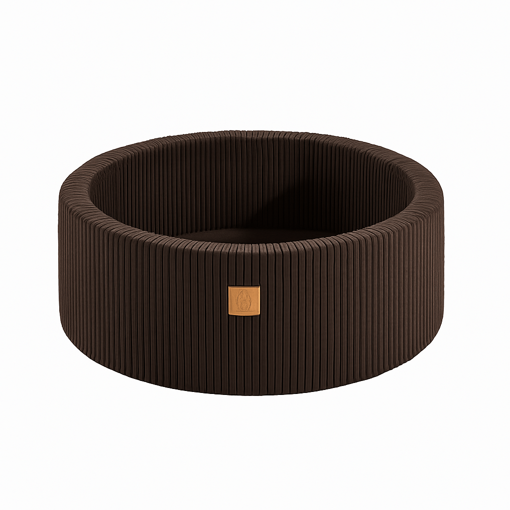 Meowbaby Aesthetic Foam Baby Ball Pit Brown | Balls to Choose