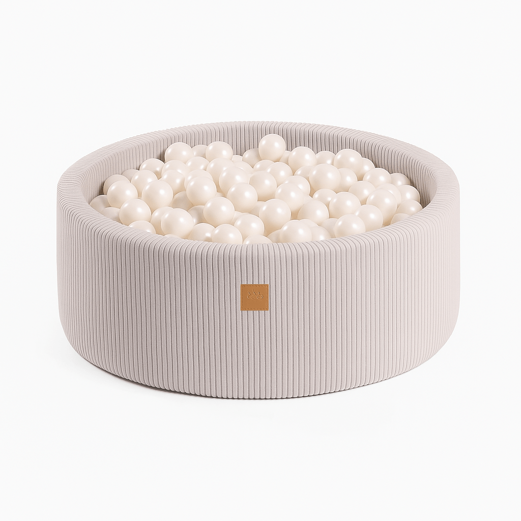 Meowbaby Aesthetic Foam Baby Ball Pit Ecru | Balls to Choose