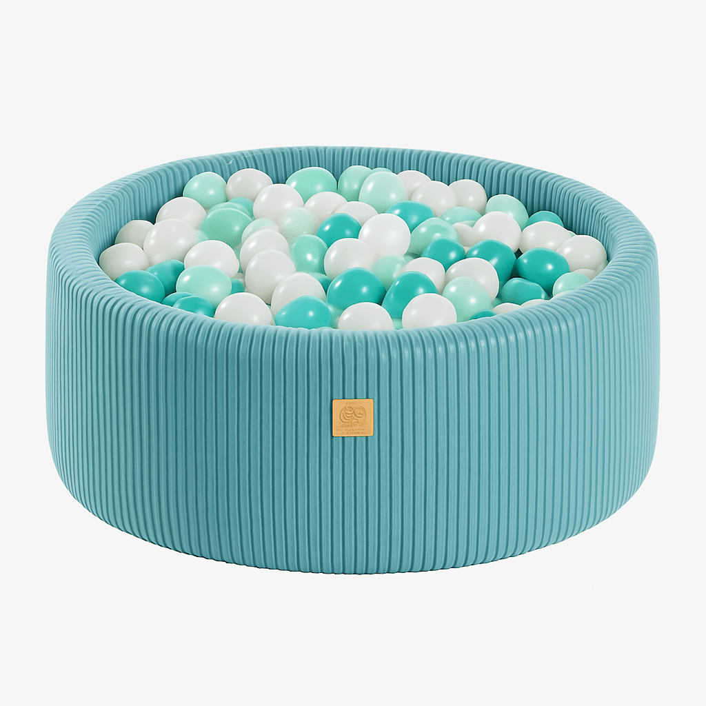 Meowbaby Aesthetic Foam Baby Ball Pit Turquise | Balls to Choose