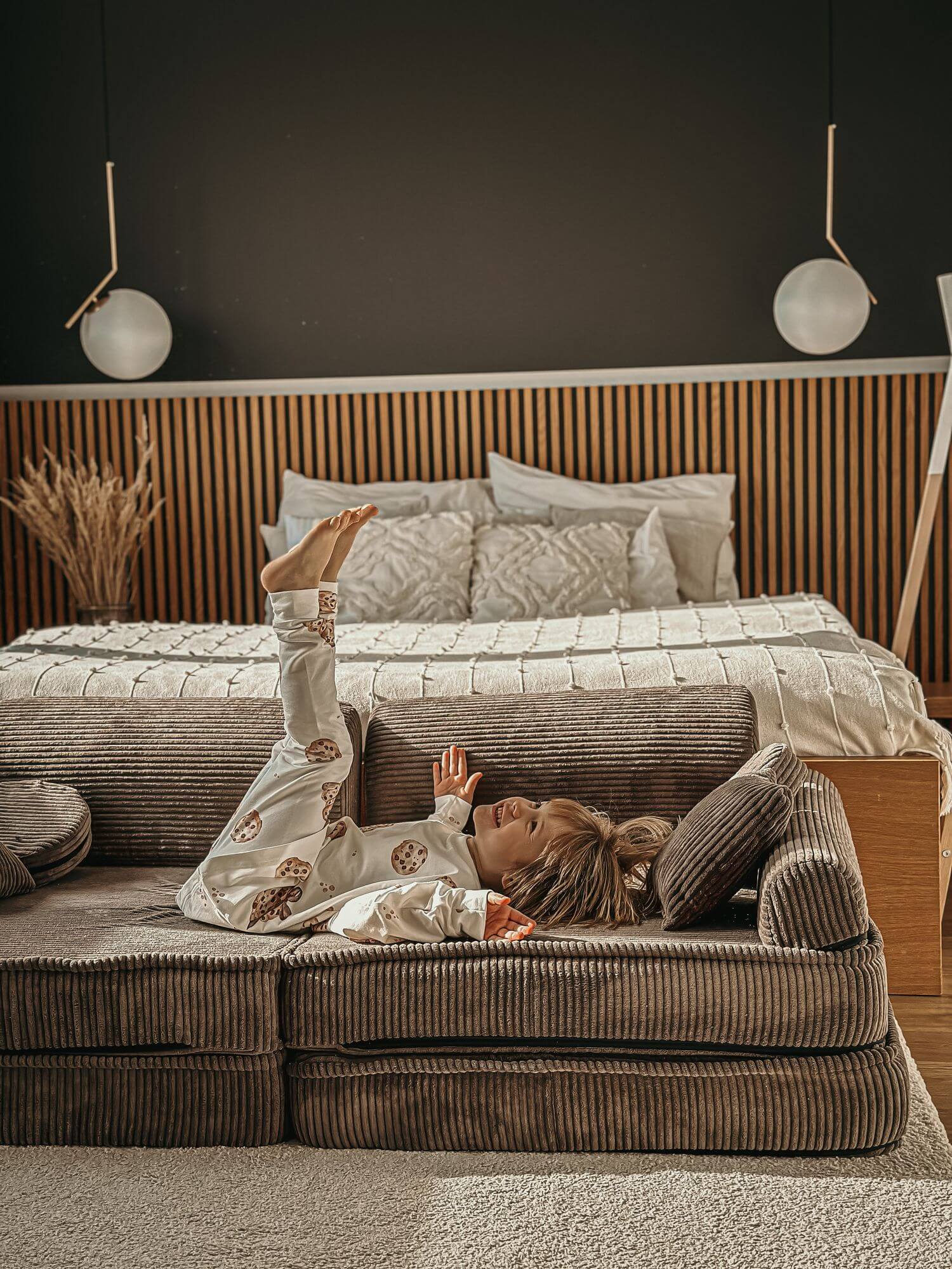 Meowbaby Aesthetic Modułowa Piankowa Sofa dla Dzieci | 10 Elementów