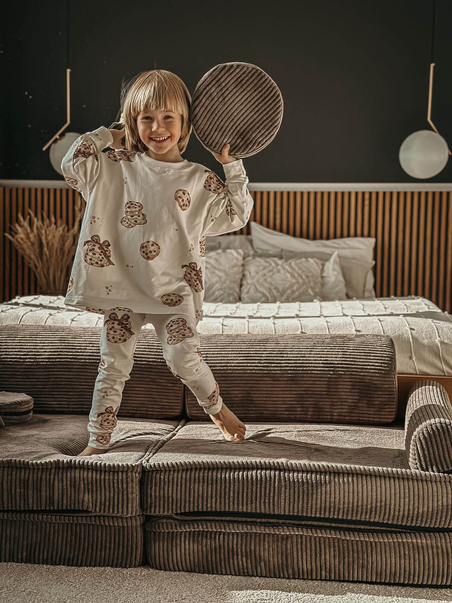 Meowbaby Aesthetic Modułowa Piankowa Sofa dla Dzieci | 10 Elementów