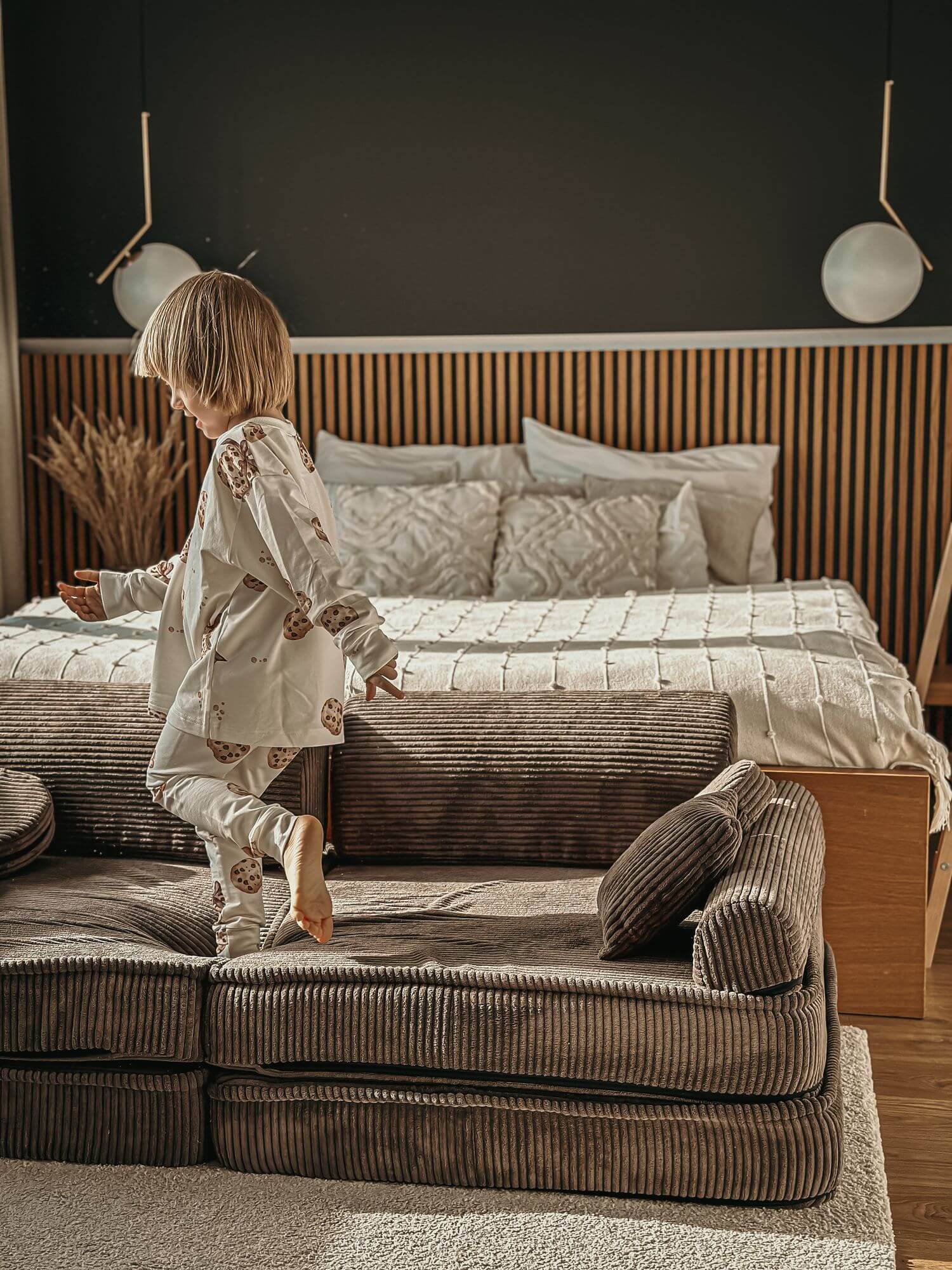 Meowbaby Aesthetic Modułowa Piankowa Sofa dla Dzieci | 10 Elementów