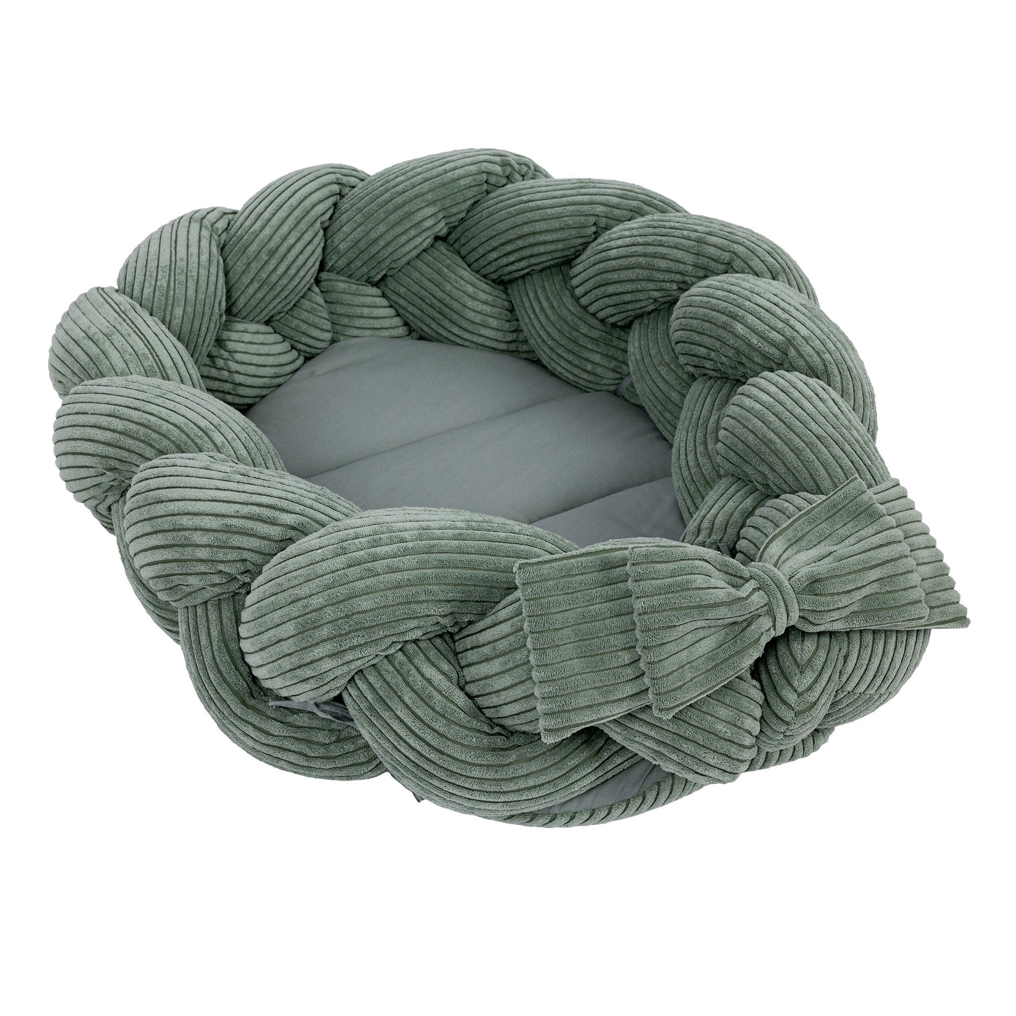 Meowbaby Baby Nest with Crib Braided Bumper | Aesthetic