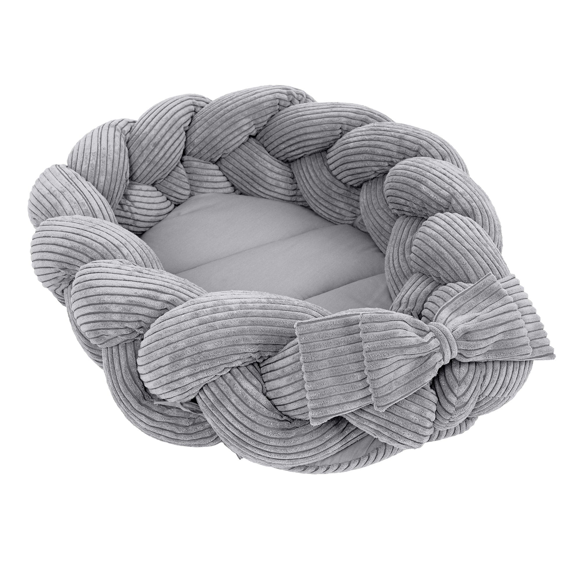 Meowbaby Baby Nest with Crib Braided Bumper | Aesthetic
