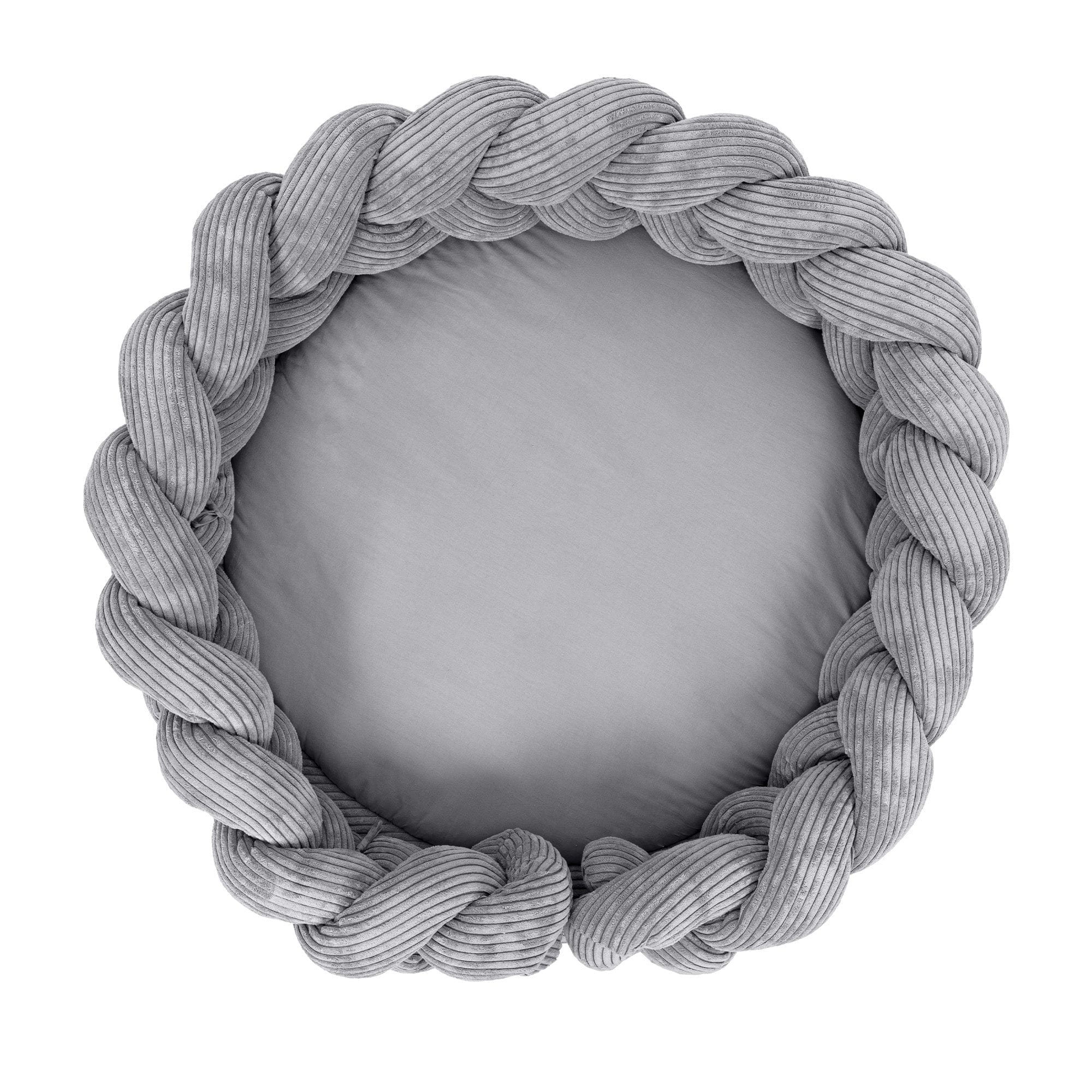 Meowbaby Baby Nest with Play Mat & Crib Bumper Braid - Aesthetic