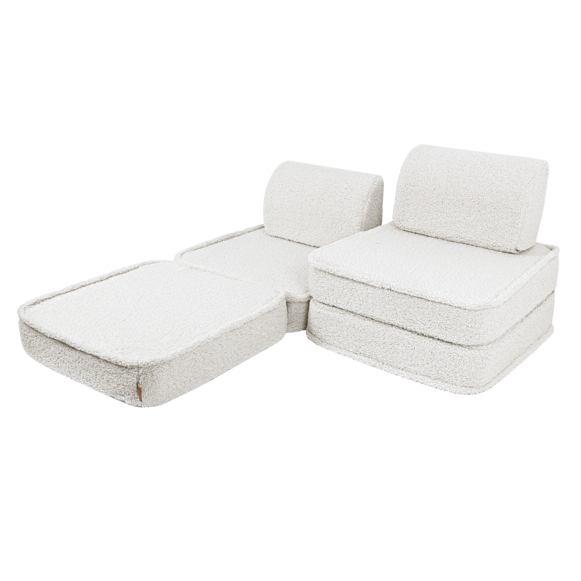 Meowbaby Bearly Sofa Basic – Modular Kids Play Sofa Bed | 4 Pieces