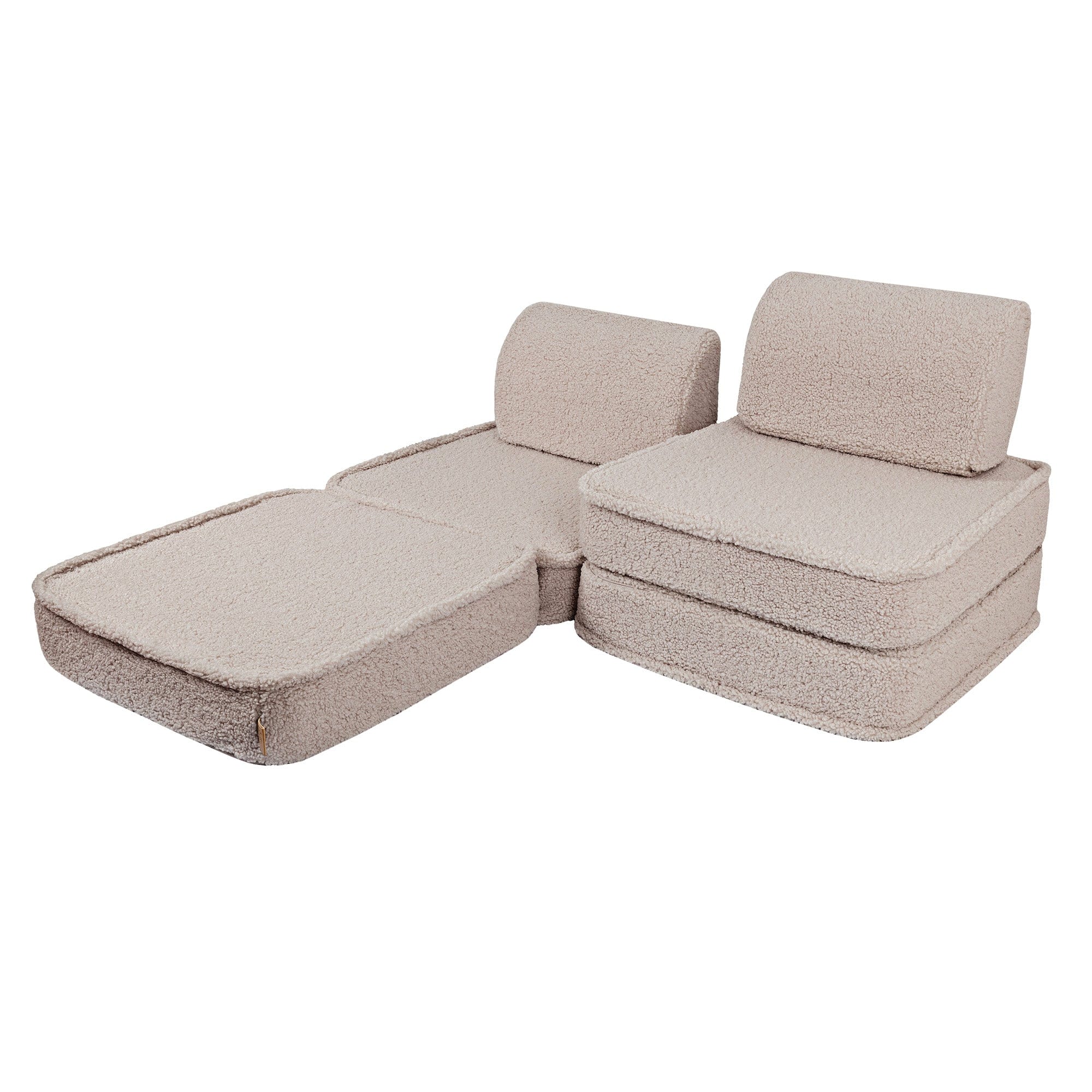 Meowbaby Bearly Sofa Basic – Modular Kids Play Sofa Bed | 4 Pieces