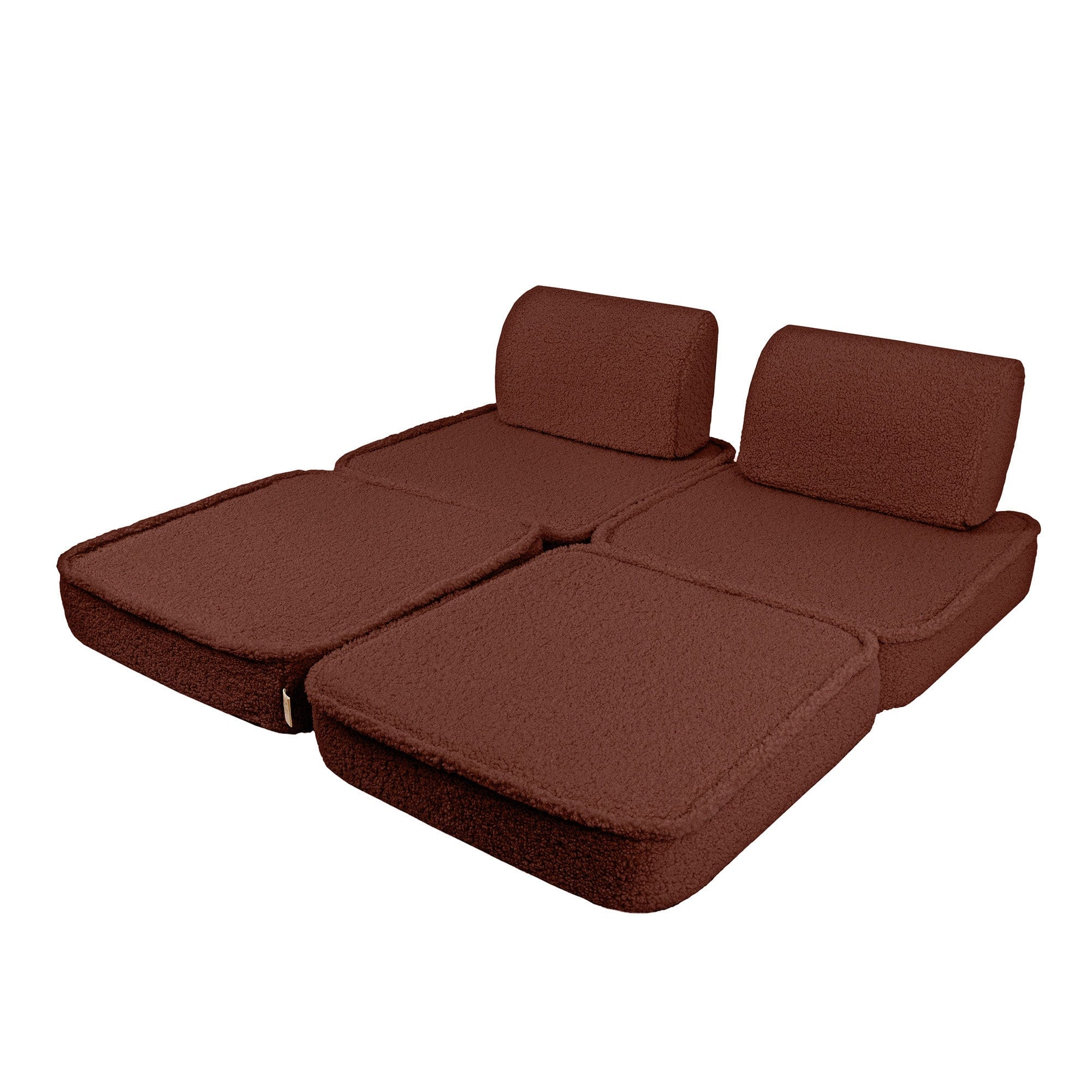 Meowbaby Bearly Sofa Basic – Modular Kids Play Sofa Bed | 4 Pieces