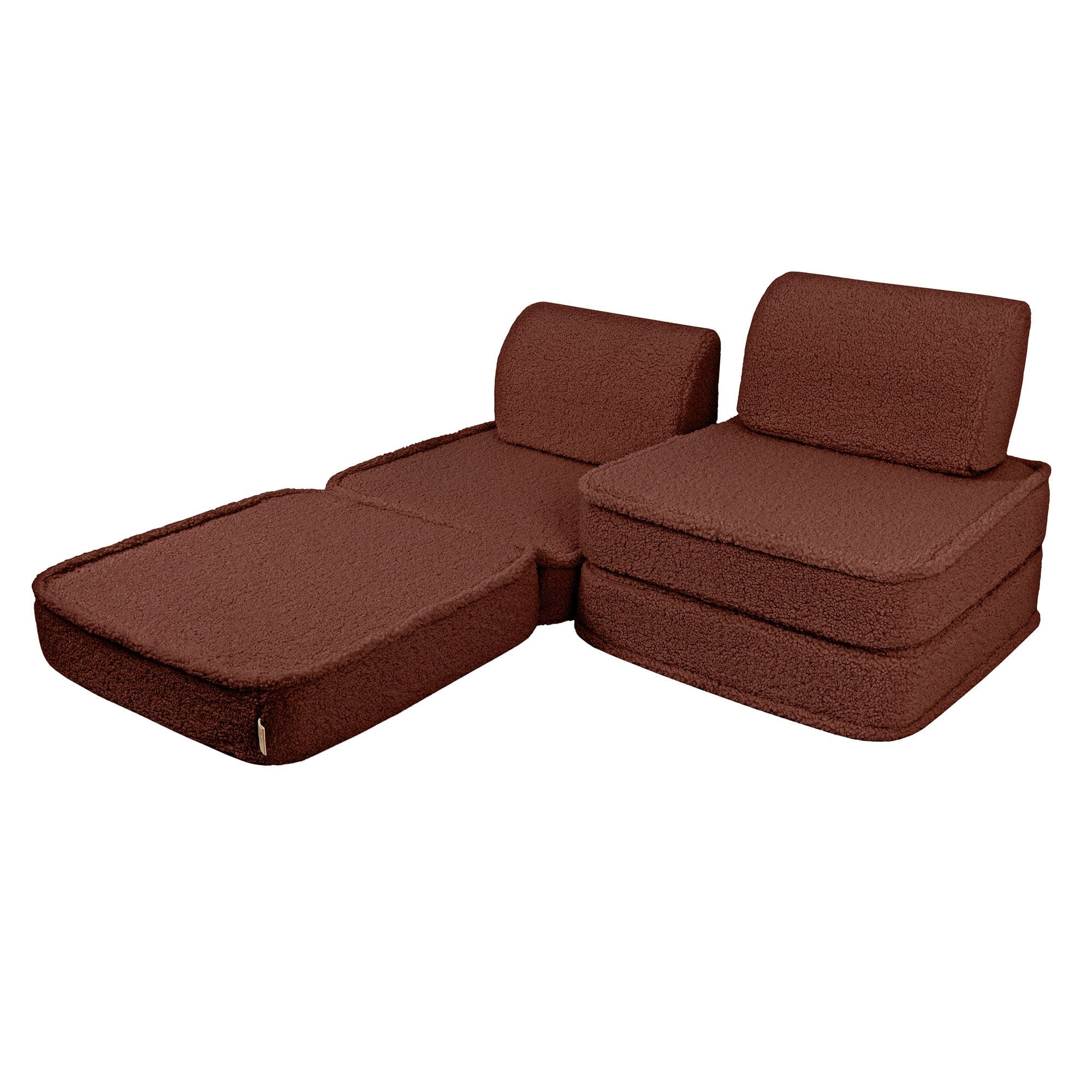 Meowbaby Bearly Sofa Basic – Modular Kids Play Sofa Bed | 4 Pieces