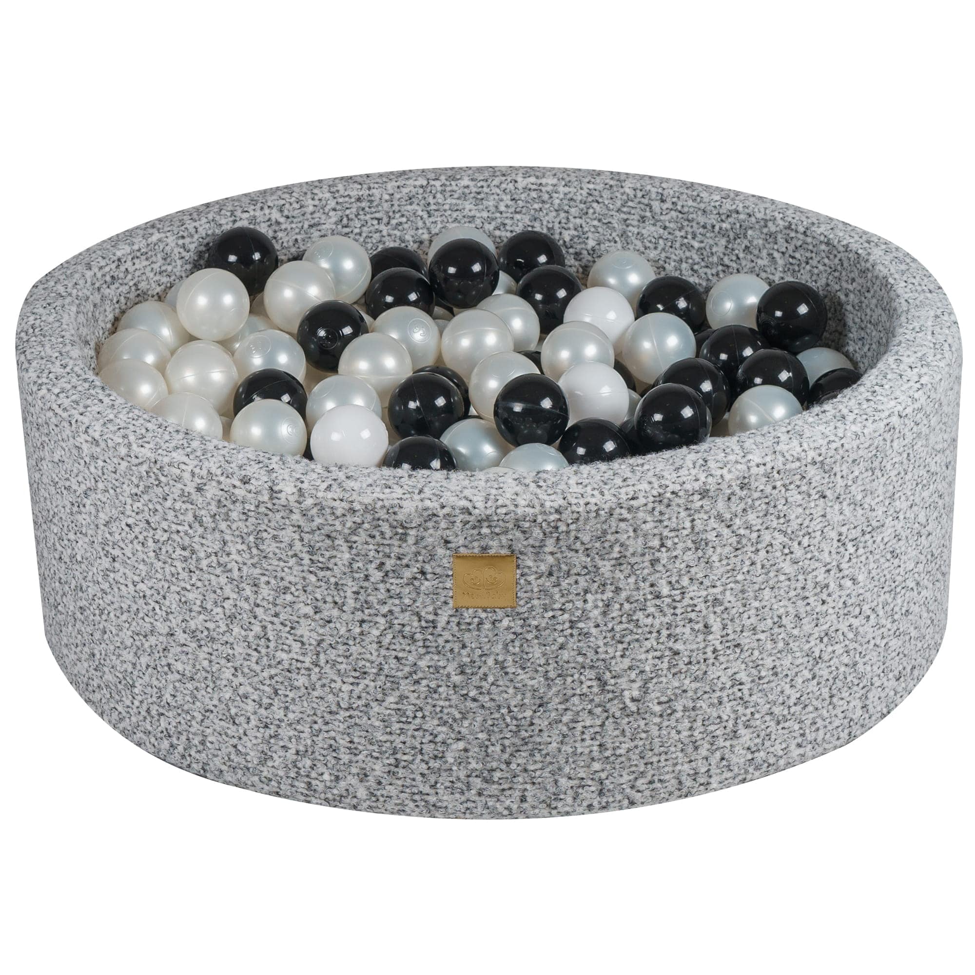Meowbaby Boucle Foam Baby Ball Pit Grey Melange | Balls to Choose