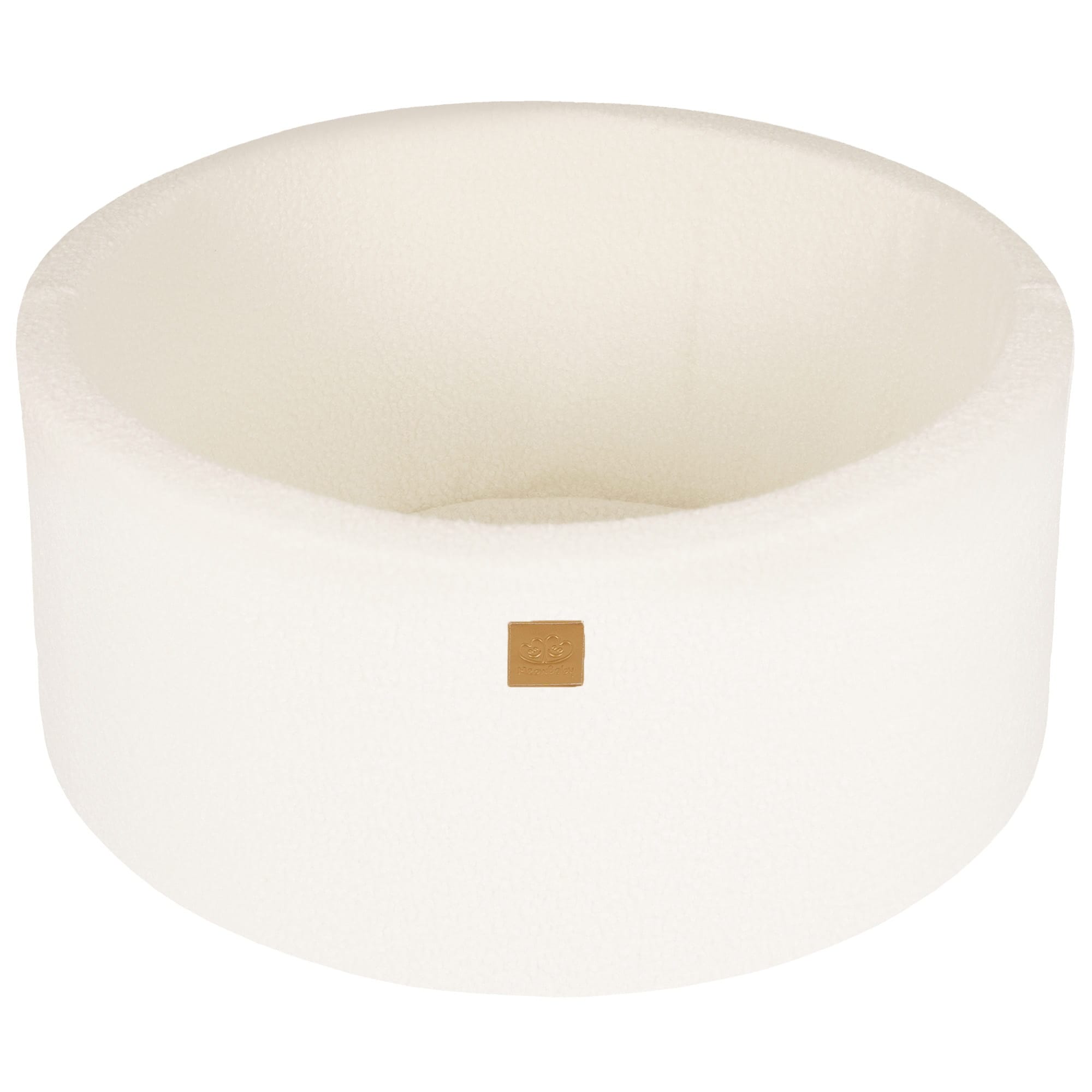 Meowbaby Boucle Foam Baby Ball Pit White | Balls to Choose