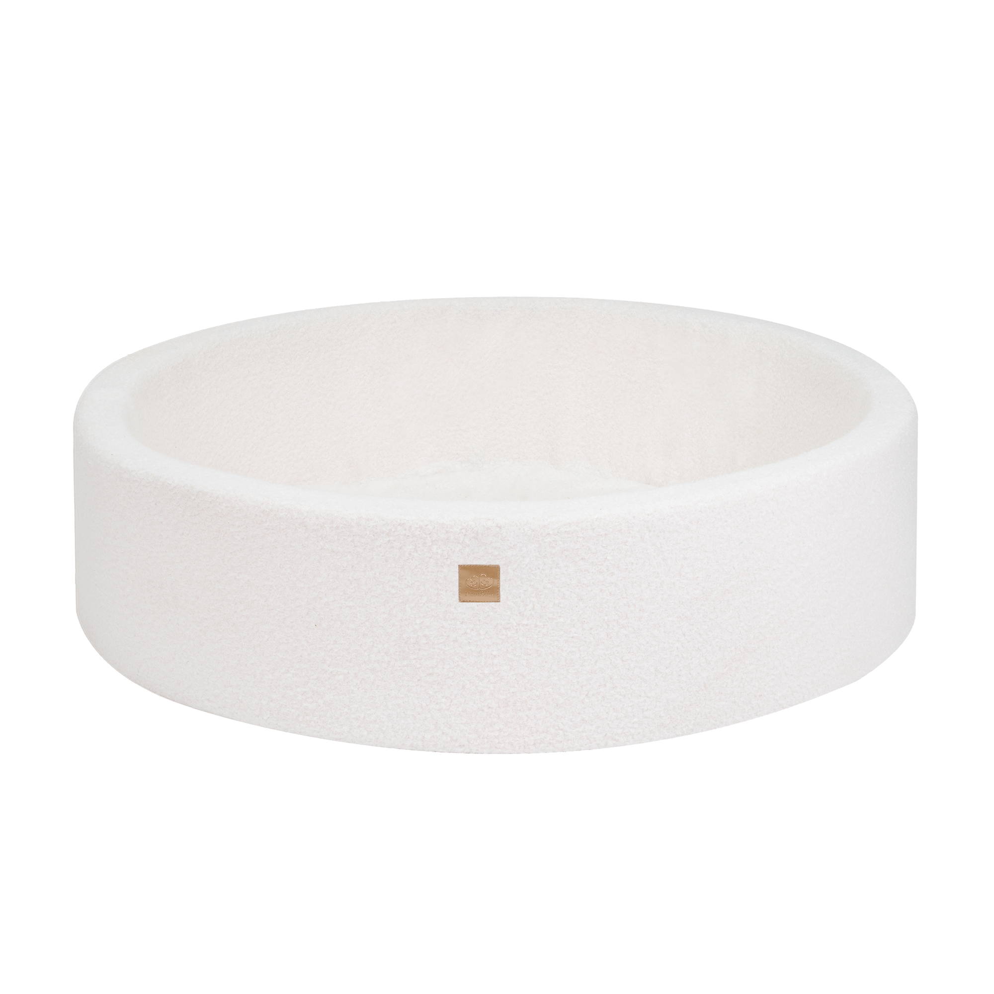 Meowbaby Boucle Foam Large Baby Ball Pit White | Balls to Choose