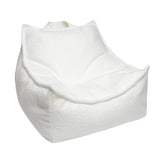 Pouf carré en bouclette