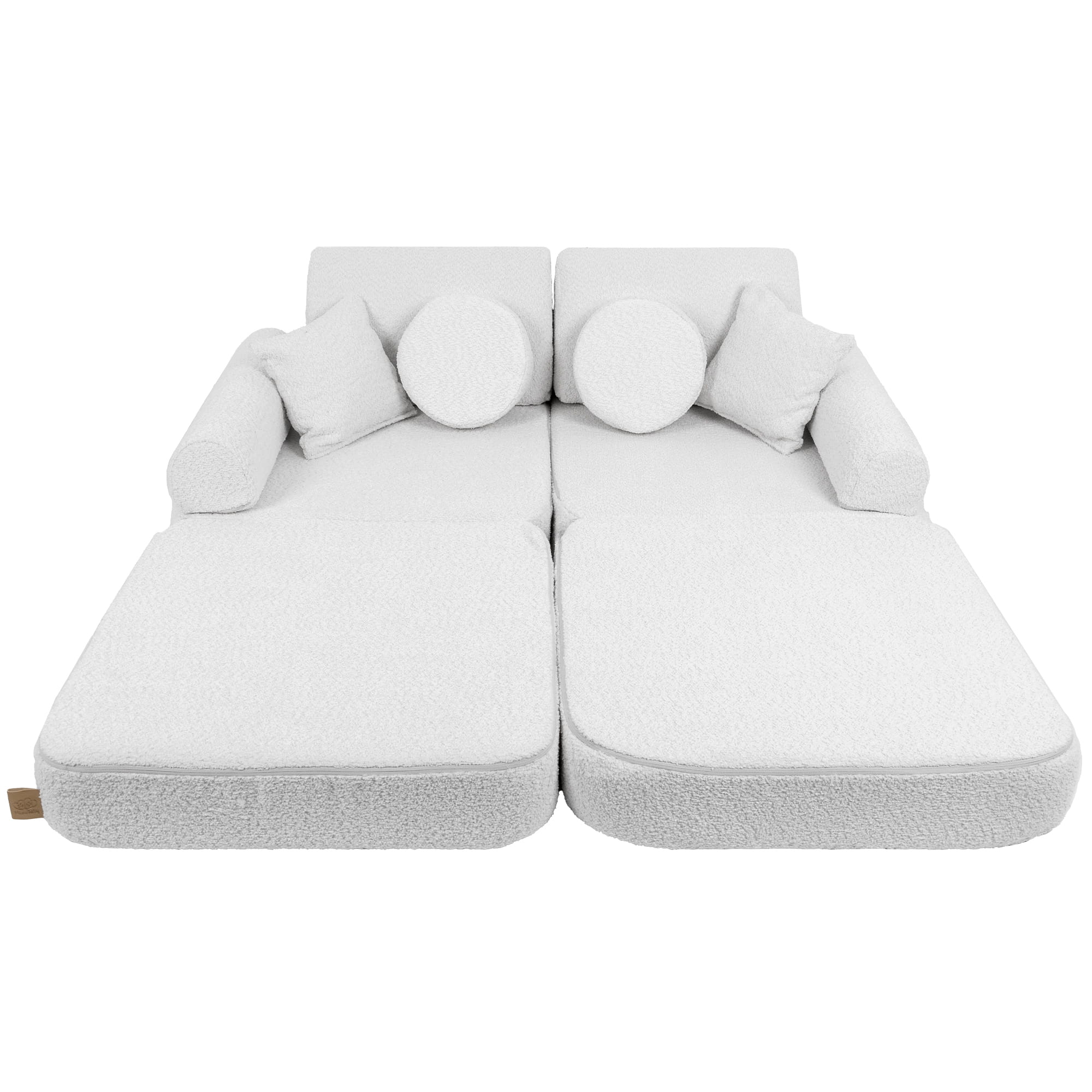 Meowbaby Boucle Sofa Plus – Modular Kids Play Sofa Bed | 10 Pieces