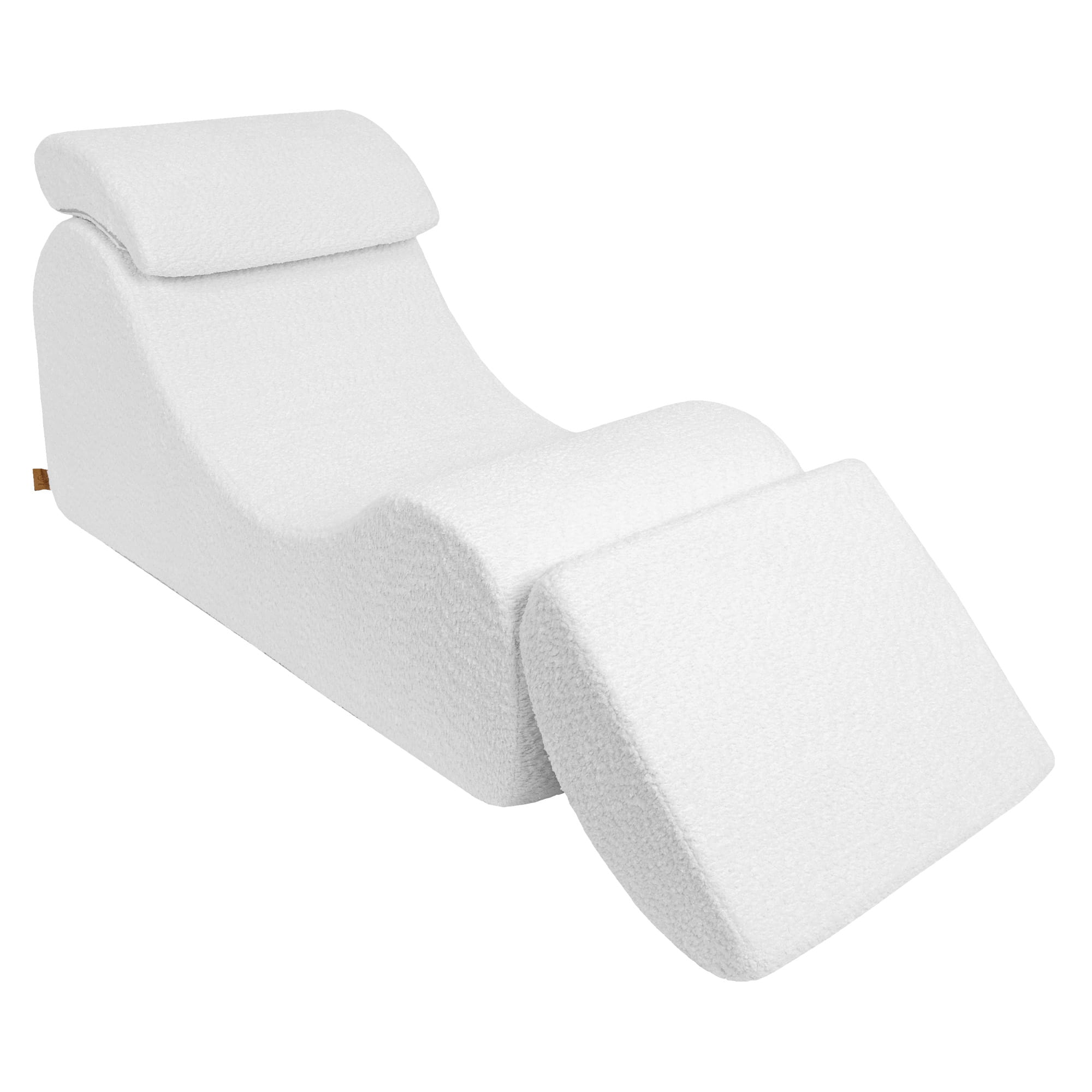Meowbaby Boucle Wave Lounger - Comfy Toddler Foam Filled Chair