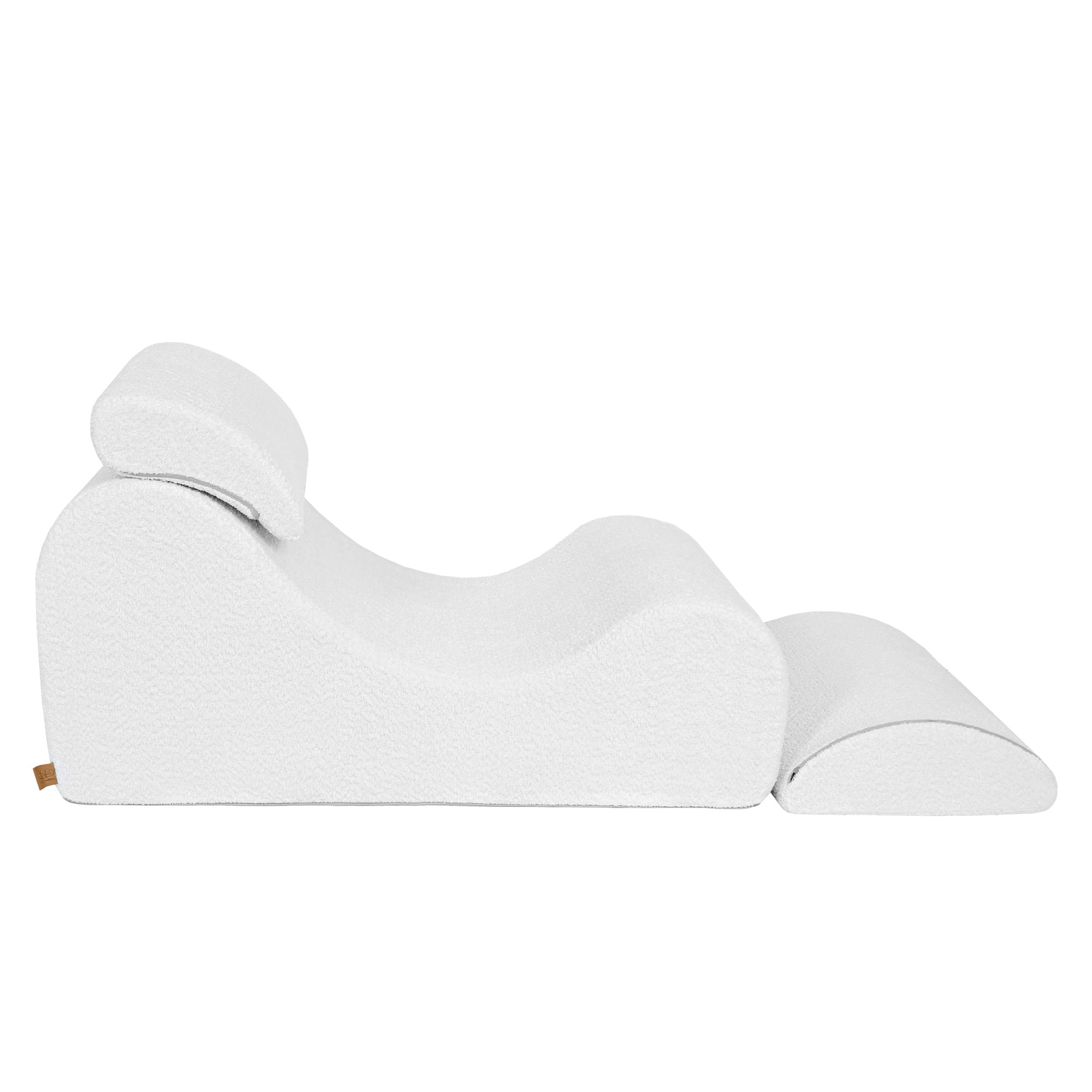 Meowbaby Boucle Wave Lounger - Comfy Toddler Foam Filled Chair
