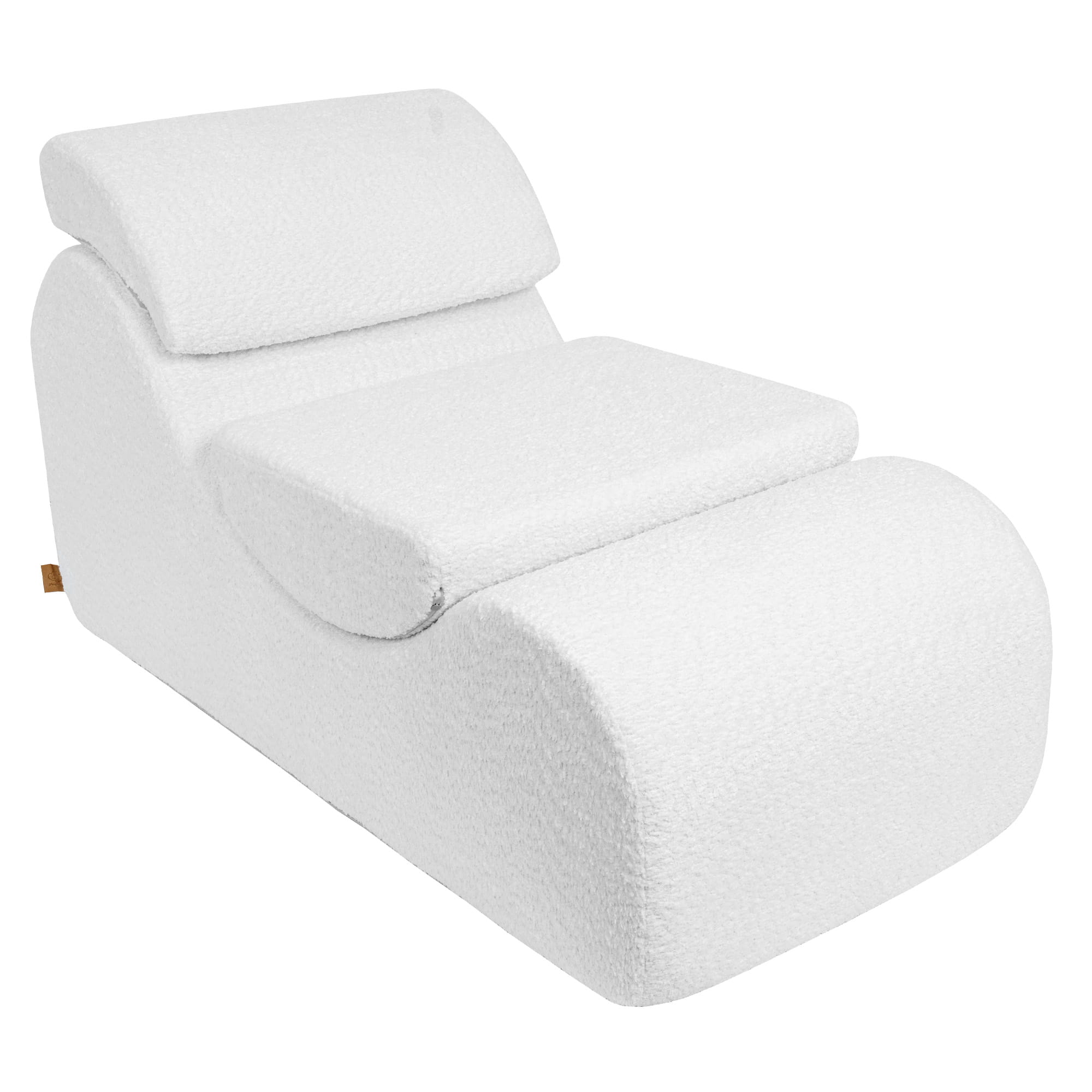 Meowbaby Boucle Wave Lounger - Comfy Toddler Foam Filled Chair