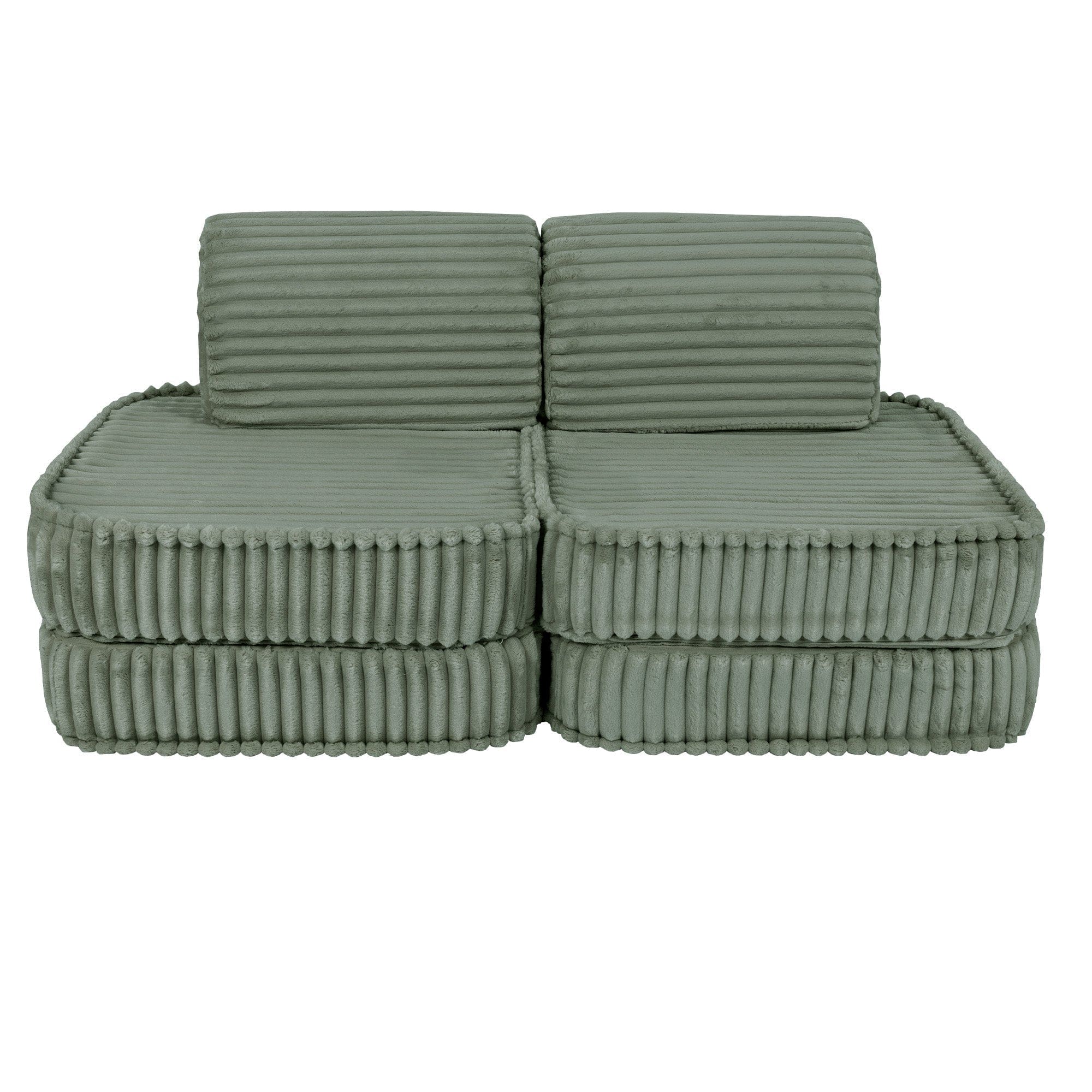 Meowbaby Churros Sofa Basic – Modular Kids Play Sofa Bed | 4 Pieces