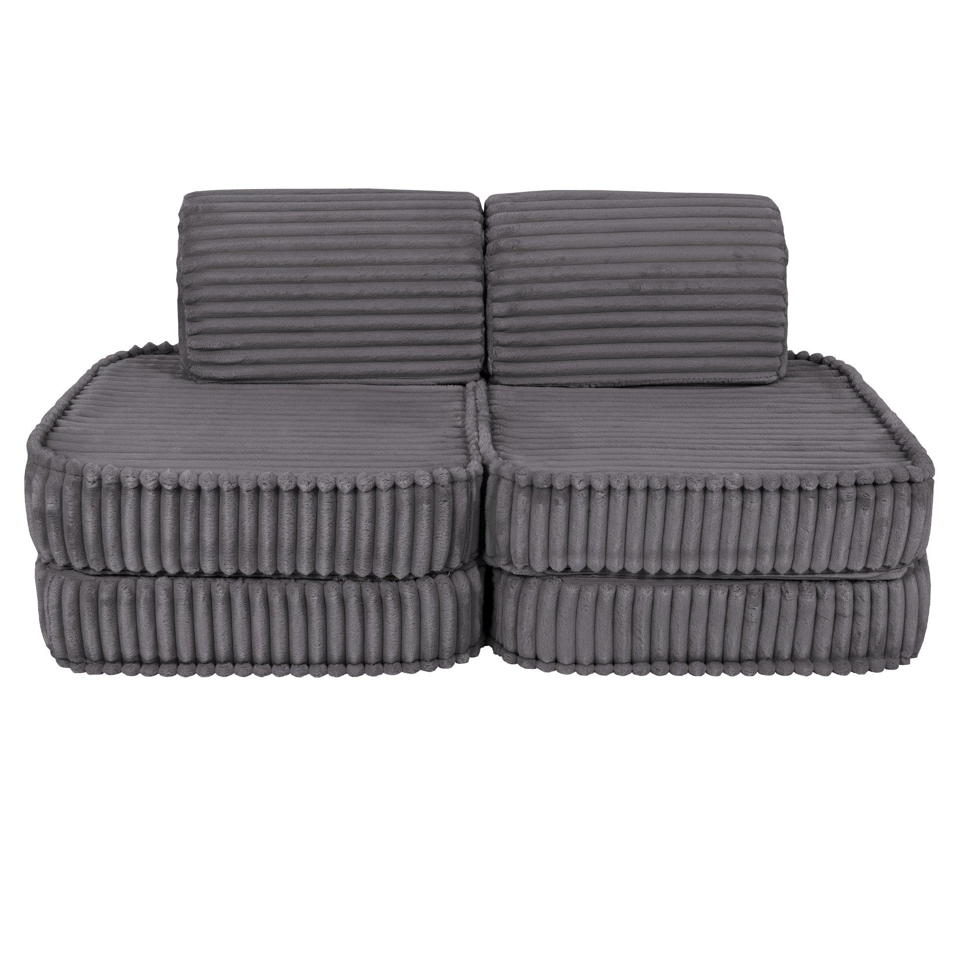 Meowbaby Churros Sofa Basic – Modular Kids Play Sofa Bed | 4 Pieces
