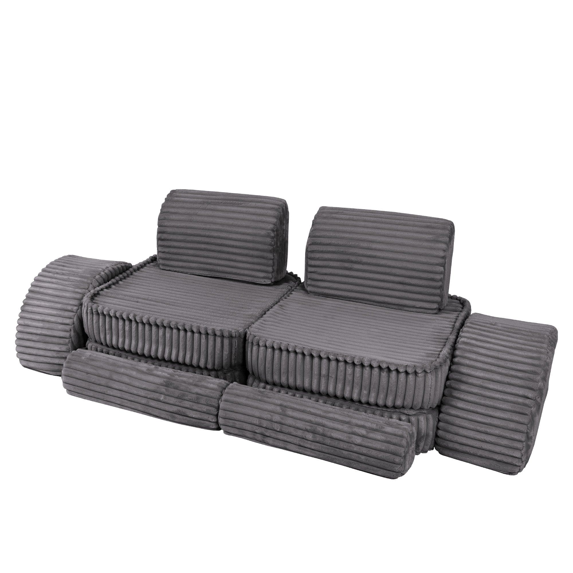 Meowbaby Churros Sofa Max – Modular Kids Play Sofa Bed | 12 Pieces