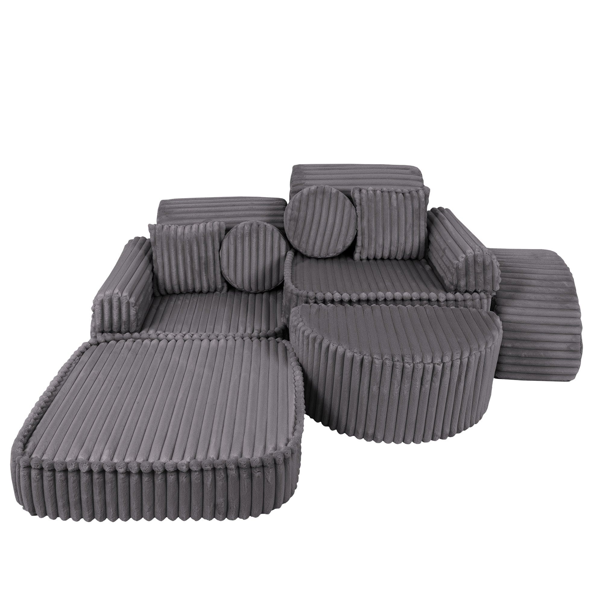 Meowbaby Churros Sofa Max – Modular Kids Play Sofa Bed | 12 Pieces