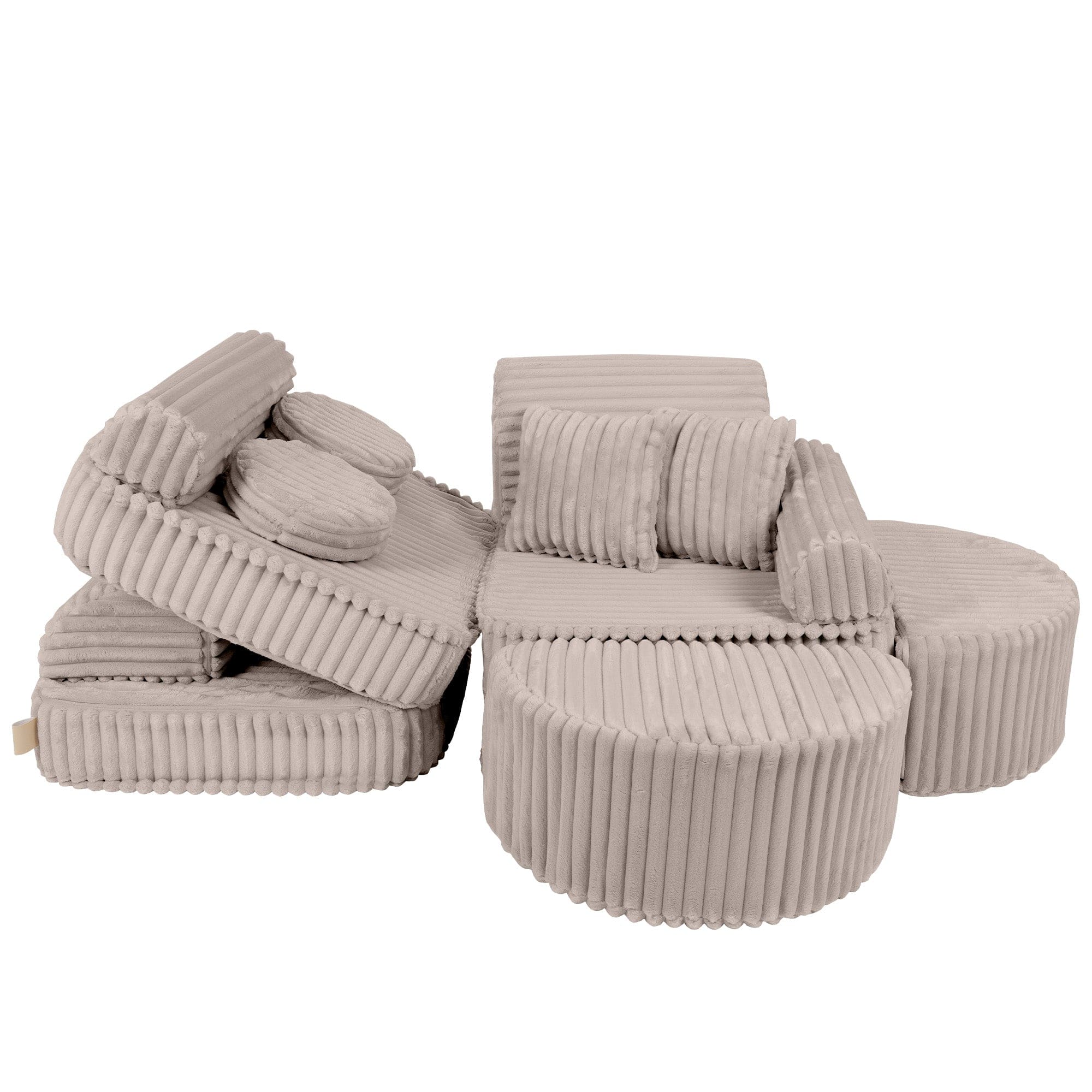 Meowbaby Churros Sofa Max – Modular Kids Play Sofa Bed | 12 Pieces