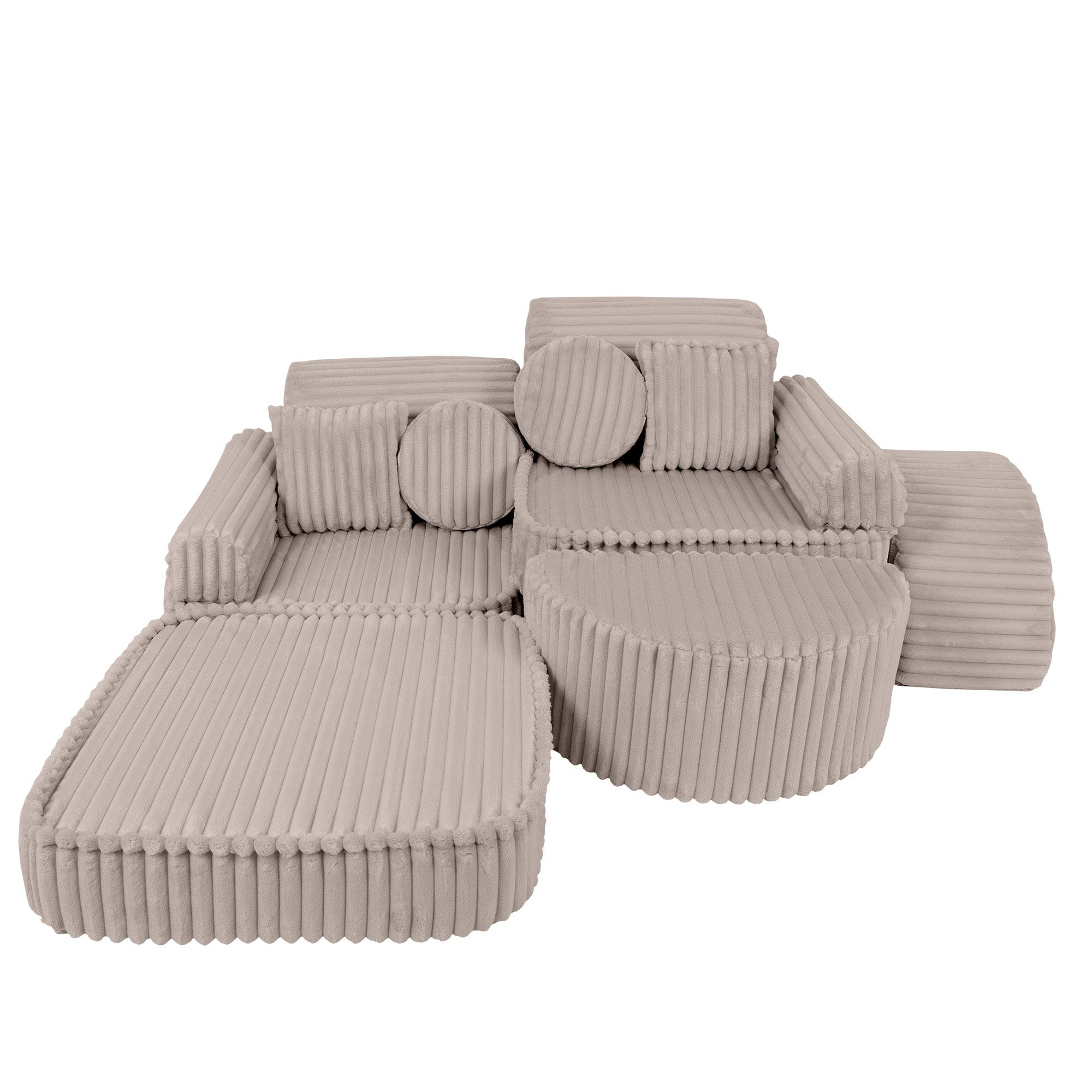 Meowbaby Churros Sofa Max – Modular Kids Play Sofa Bed | 12 Pieces