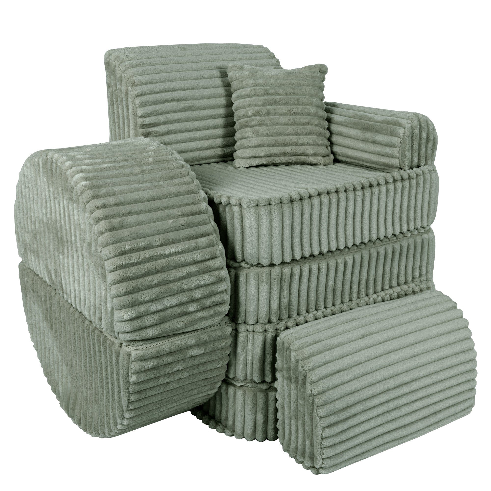 Meowbaby Churros Sofa Max – Modular Kids Play Sofa Bed | 12 Pieces