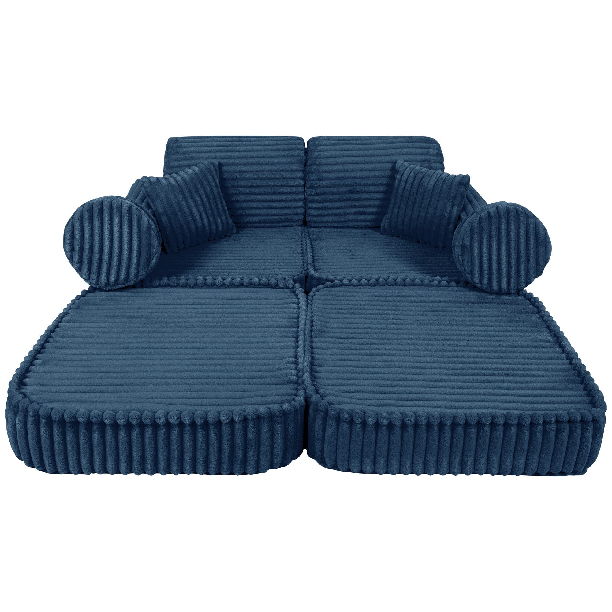 Meowbaby Churros Sofa Plus – Modular Kids Play Sofa Bed | 10 Pieces