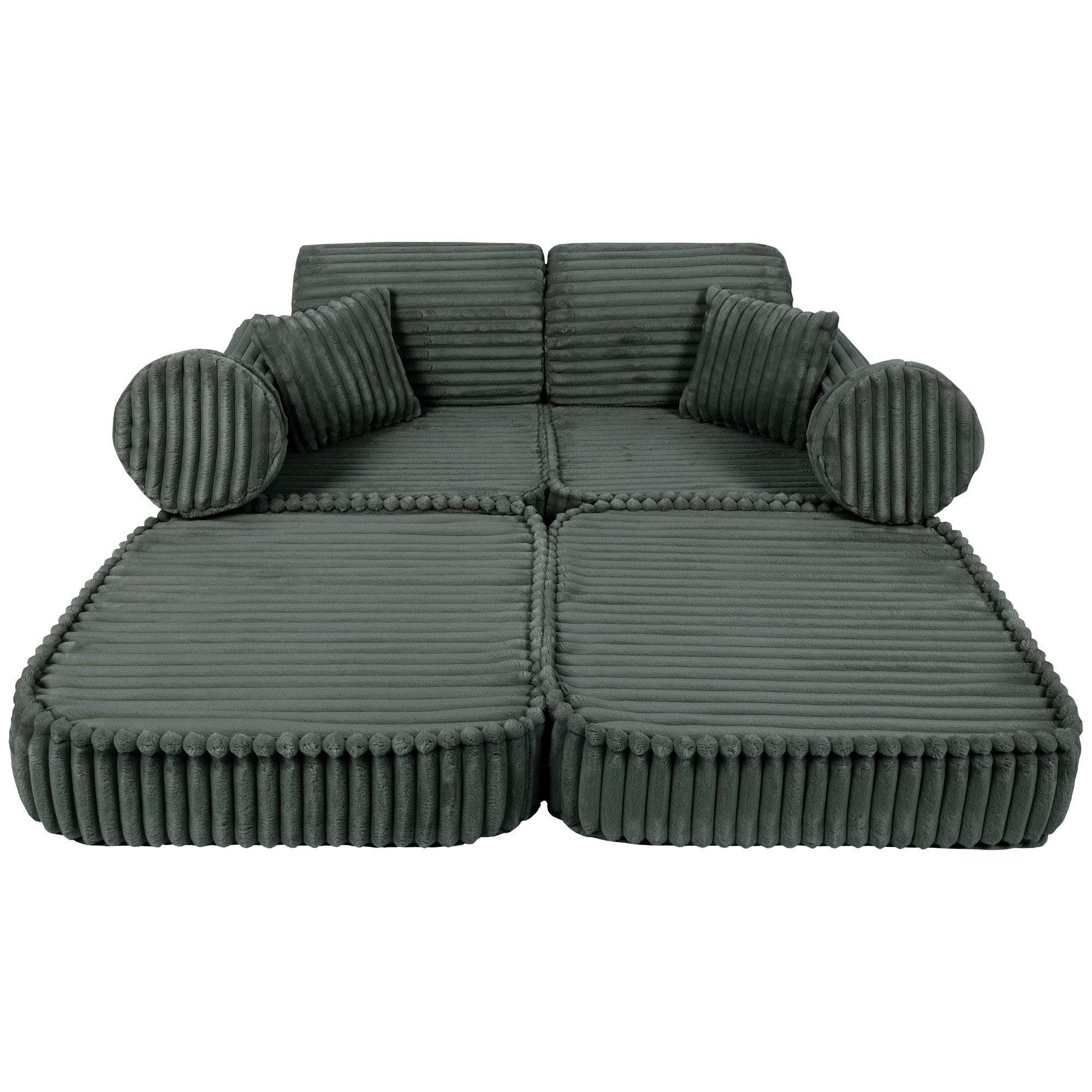 Meowbaby Churros Sofa Plus – Modular Kids Play Sofa Bed | 10 Pieces