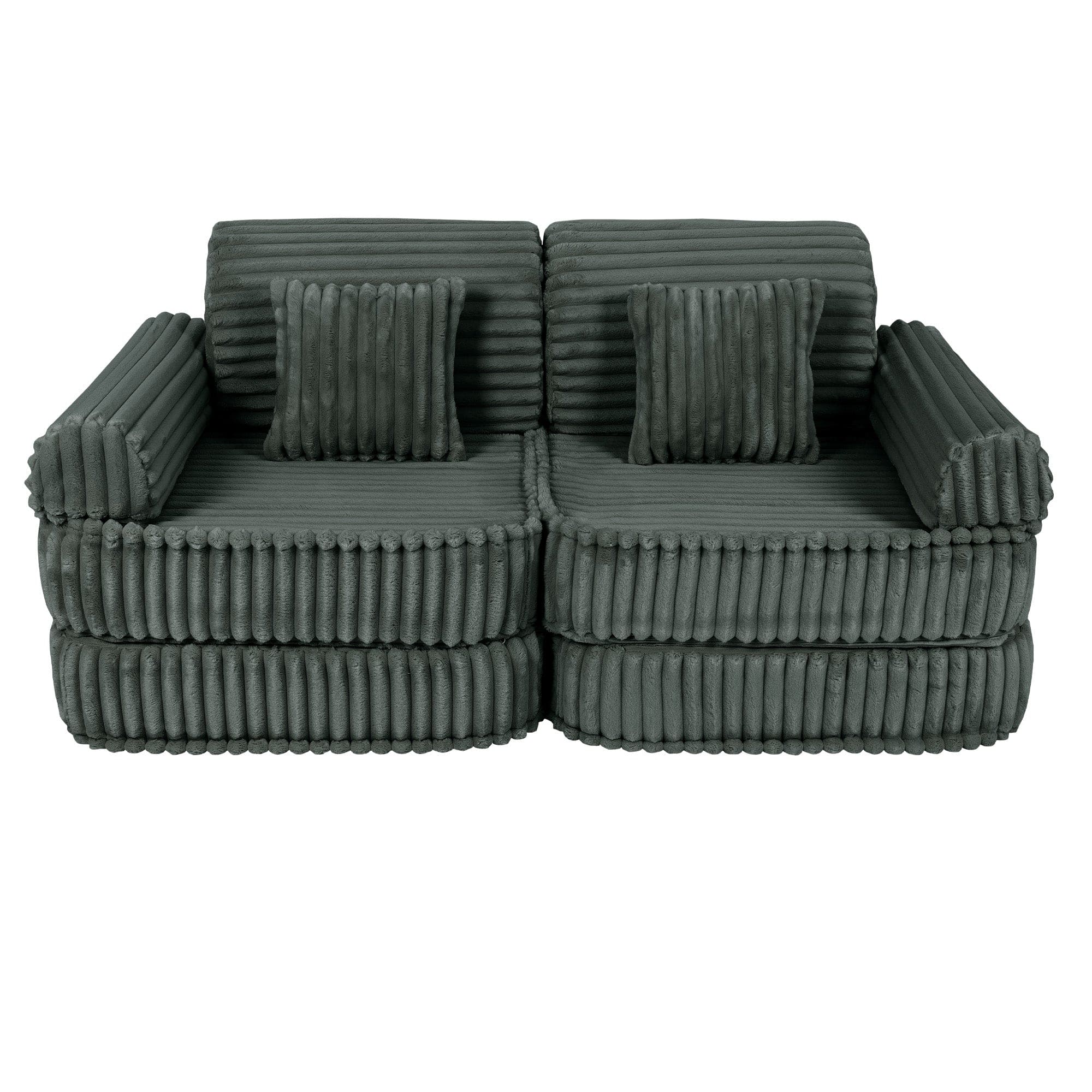Meowbaby Churros Sofa Plus – Modular Kids Play Sofa Bed | 10 Pieces