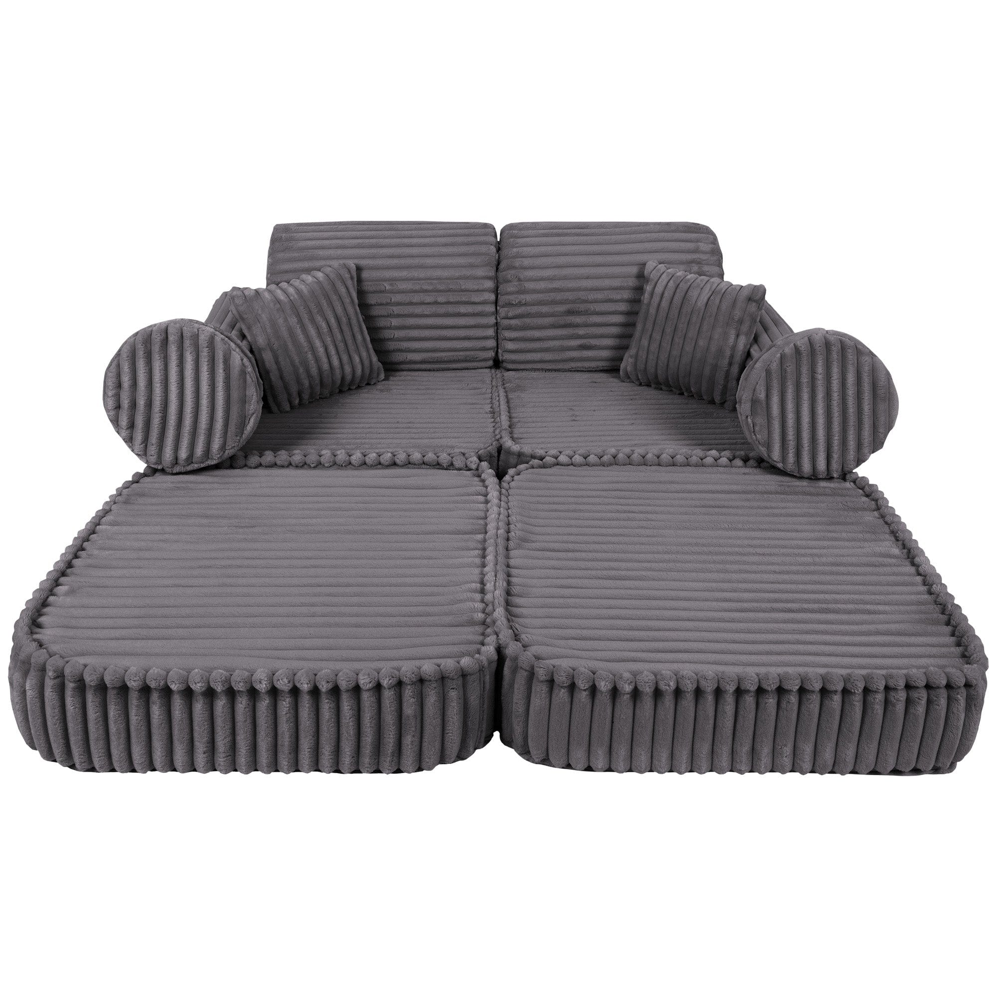 Meowbaby Churros Sofa Plus – Modular Kids Play Sofa Bed | 10 Pieces