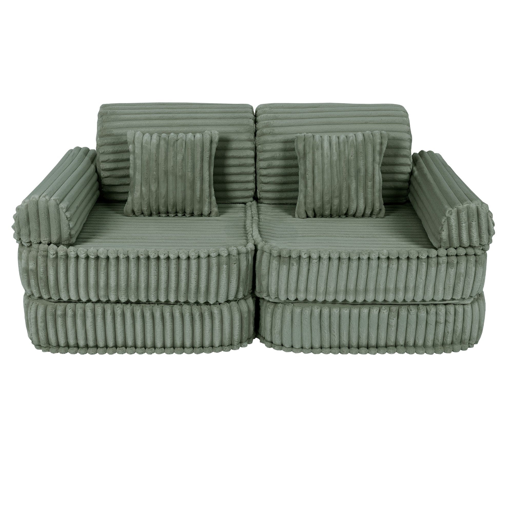 Meowbaby Churros Sofa Plus – Modular Kids Play Sofa Bed | 10 Pieces
