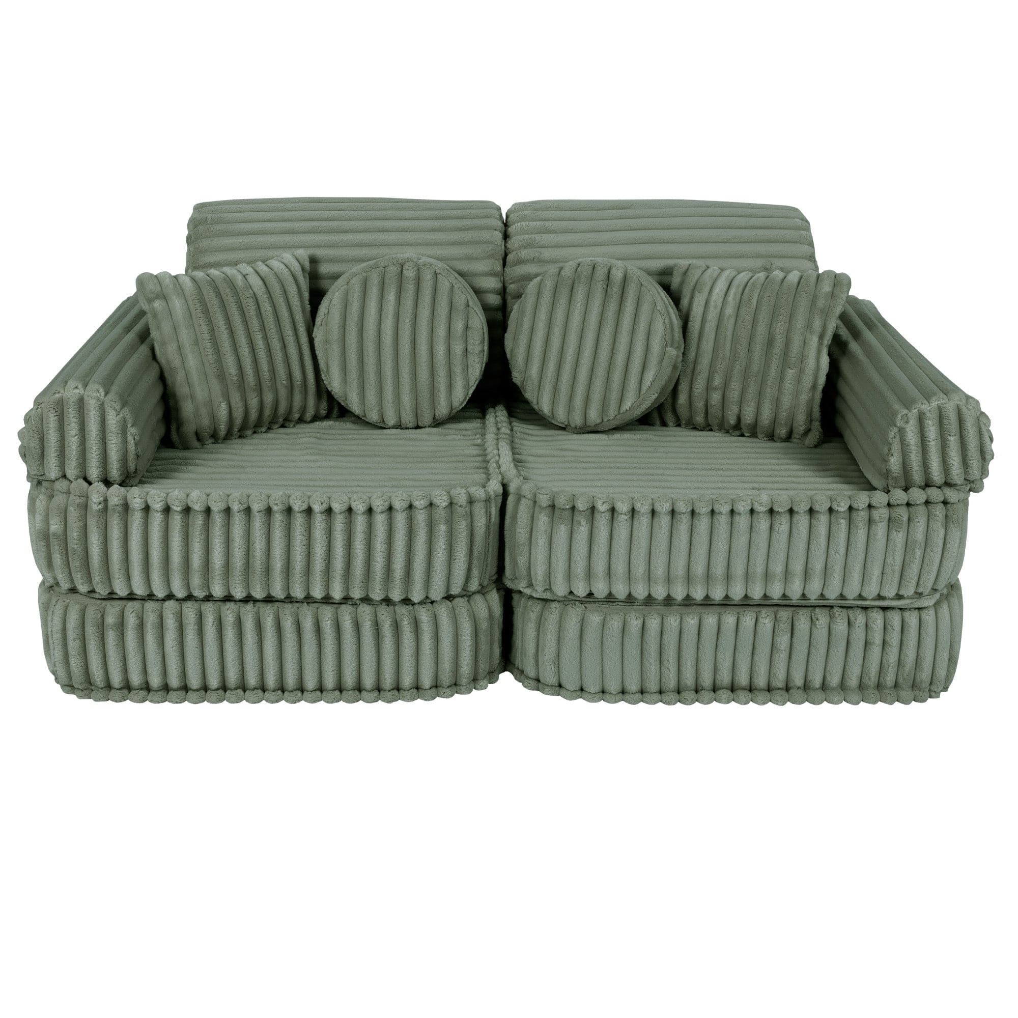 Meowbaby Churros Sofa Plus – Modular Kids Play Sofa Bed | 10 Pieces