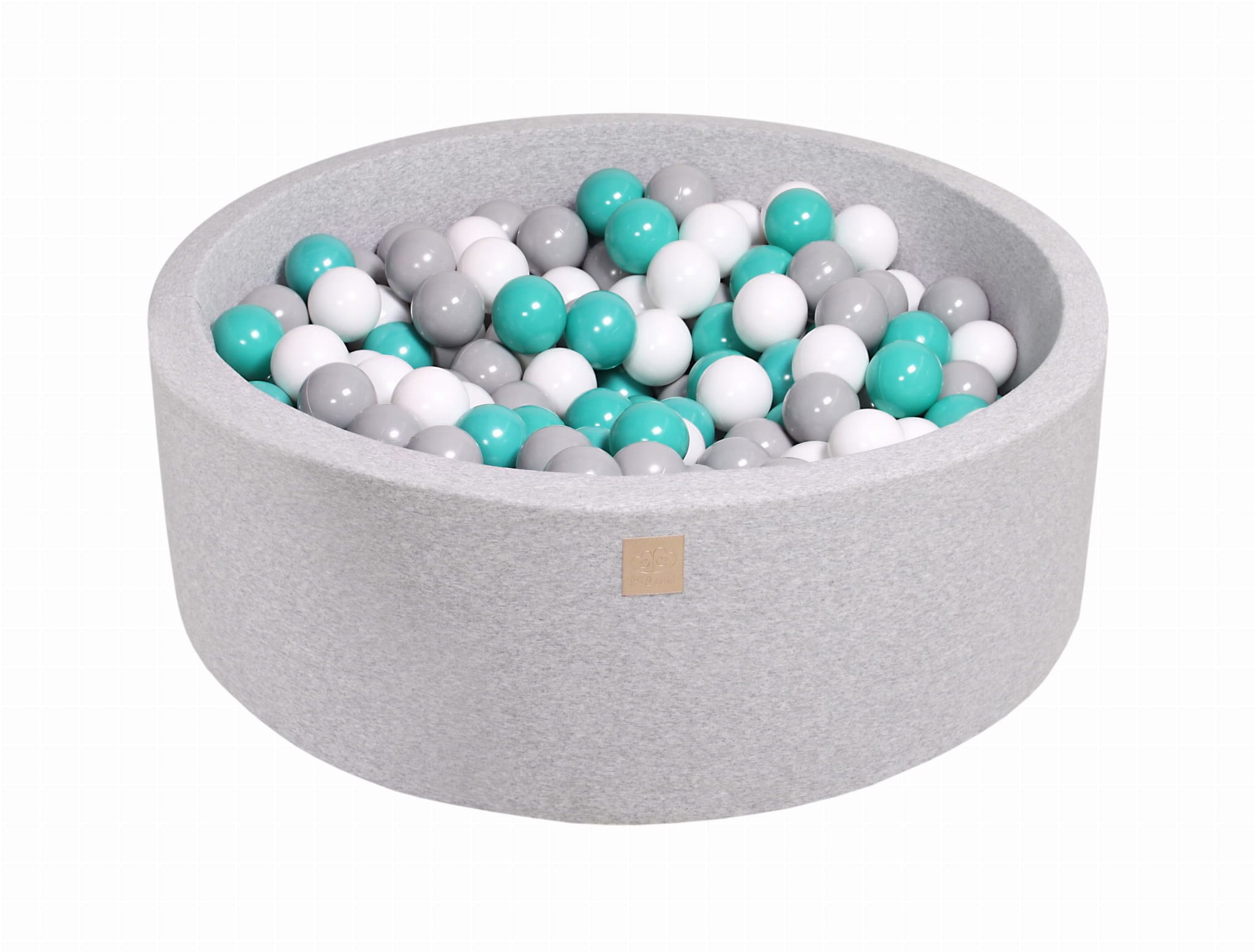 Meowbaby Cotton Foam Baby Ball Pit Light Grey | Balls to Choose