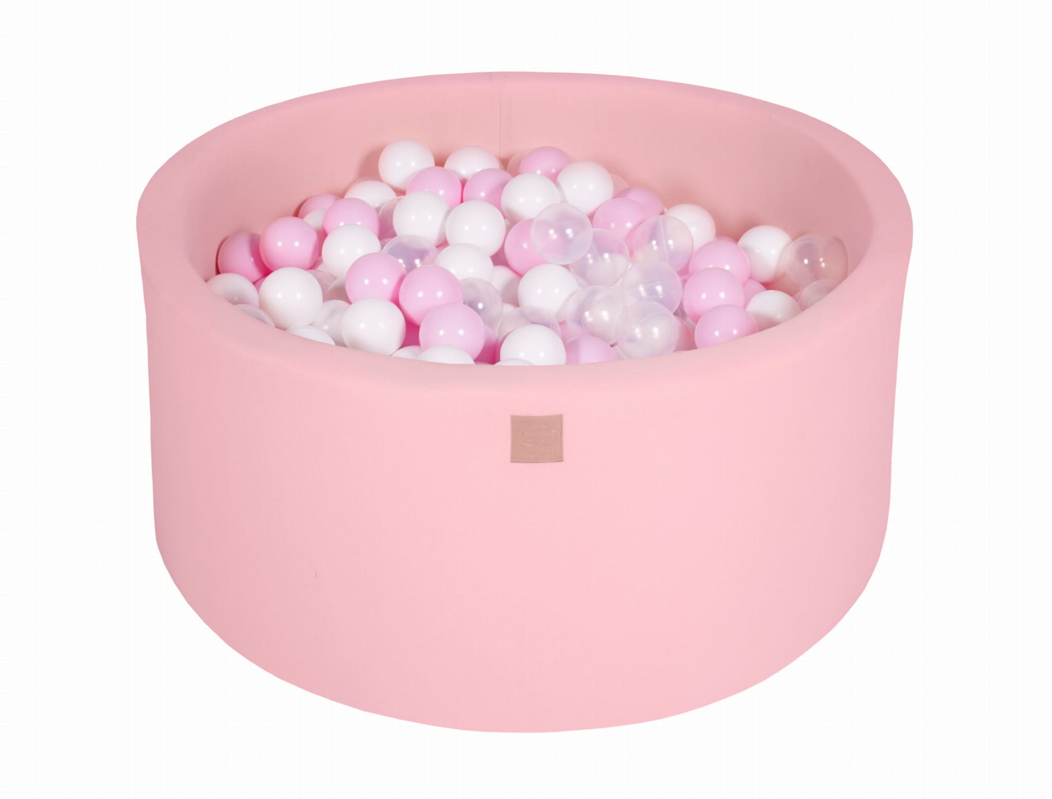 Meowbaby Cotton Foam Baby Ball Pit Light pink | Balls to Choose