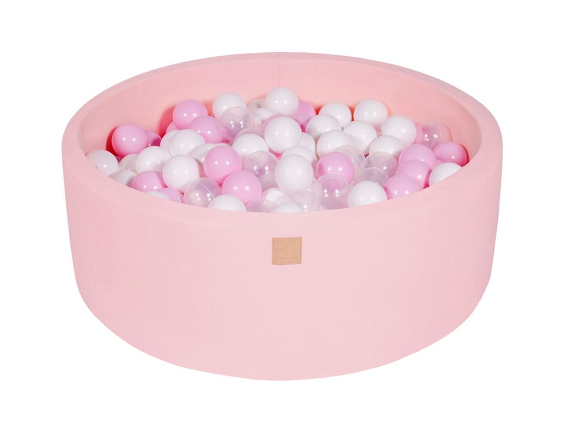 Meowbaby Cotton Foam Baby Ball Pit Light pink | Balls to Choose