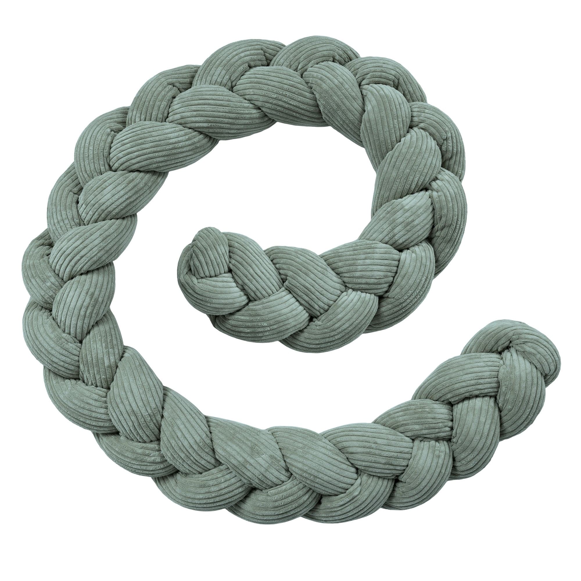Meowbaby Crib Bumper Braid – Soft Protective Bumper for Babies | Aesthetic