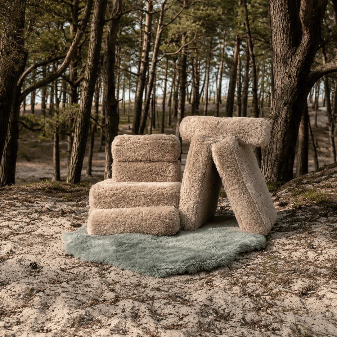 Meowbaby Modular Armchair for Children – 3 Pieces | Mammoth | 60 cm