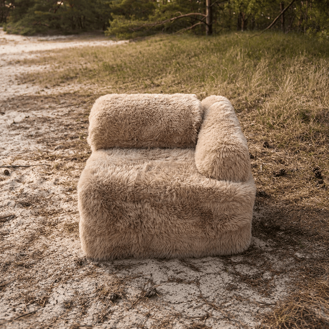 Meowbaby Modular Armchair for Children – 3 Pieces | Mammoth | 60 cm