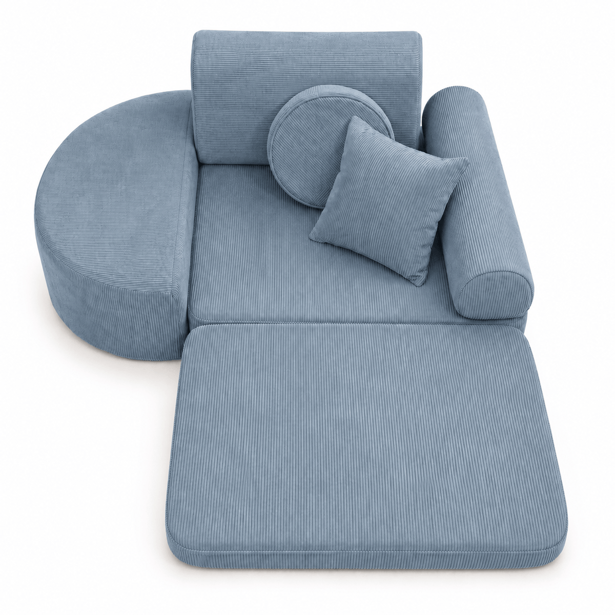 Meowbaby Modular Kids Chair – 6 Pieces | Slimcord | 60cm