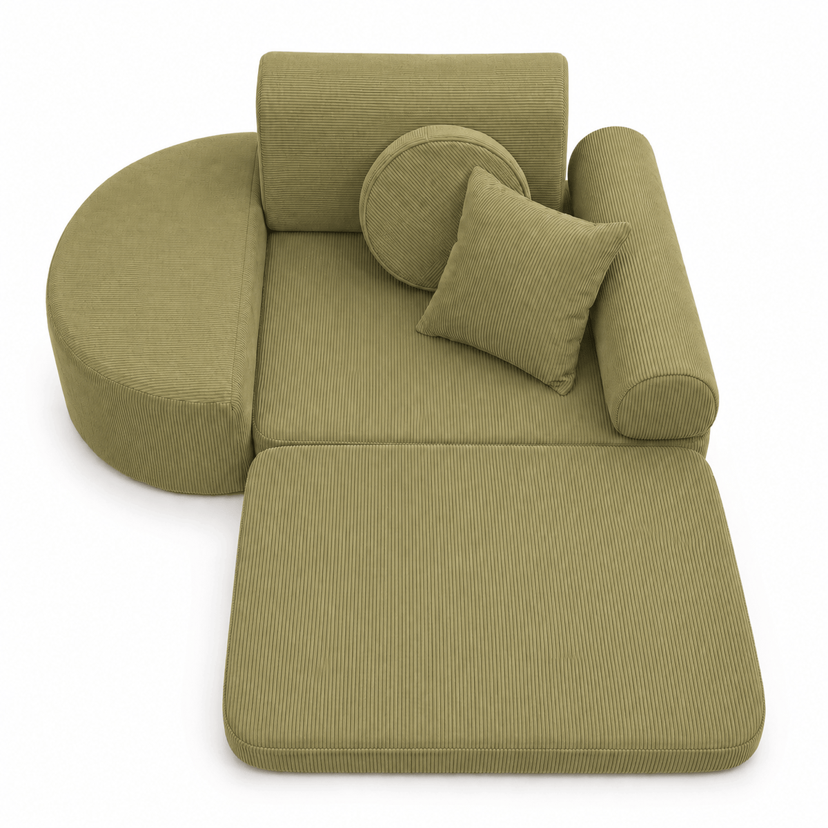 Meowbaby Modular Kids Chair – 6 Pieces | Slimcord | 60cm
