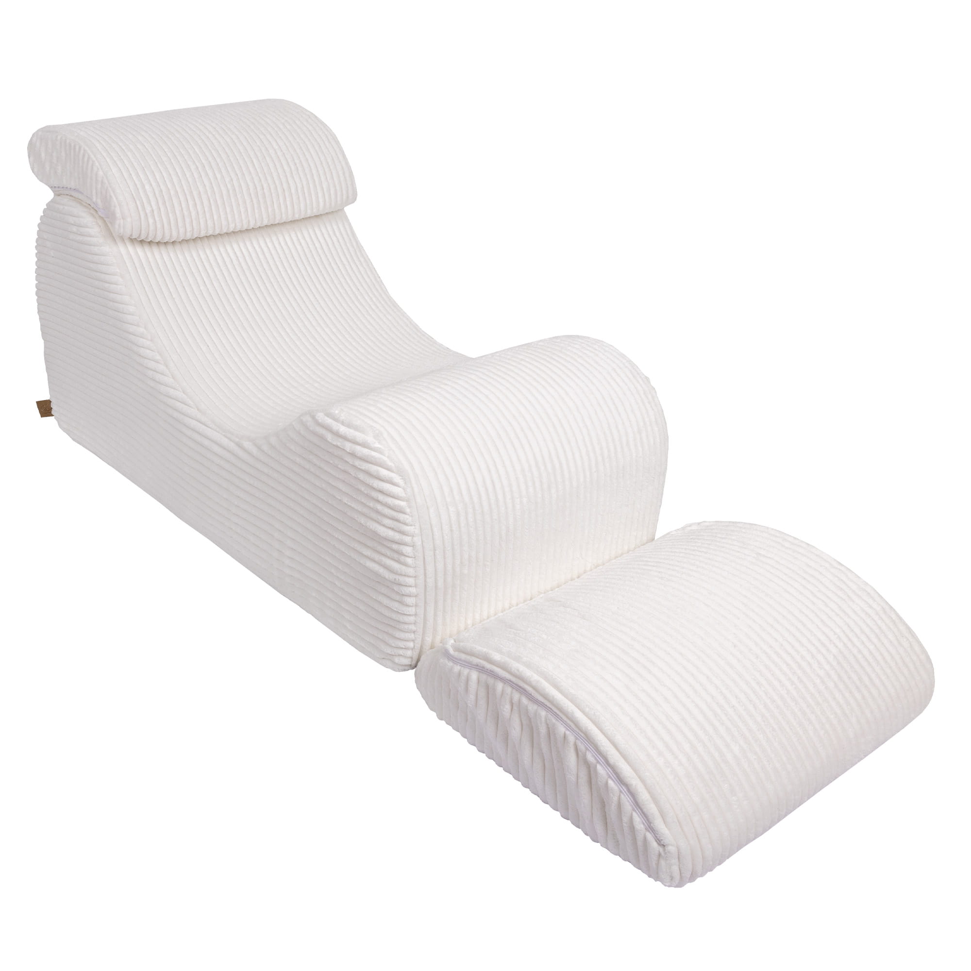 Meowbaby Furrycord Wave Lounger - Comfy Toddler Foam Filled Chair