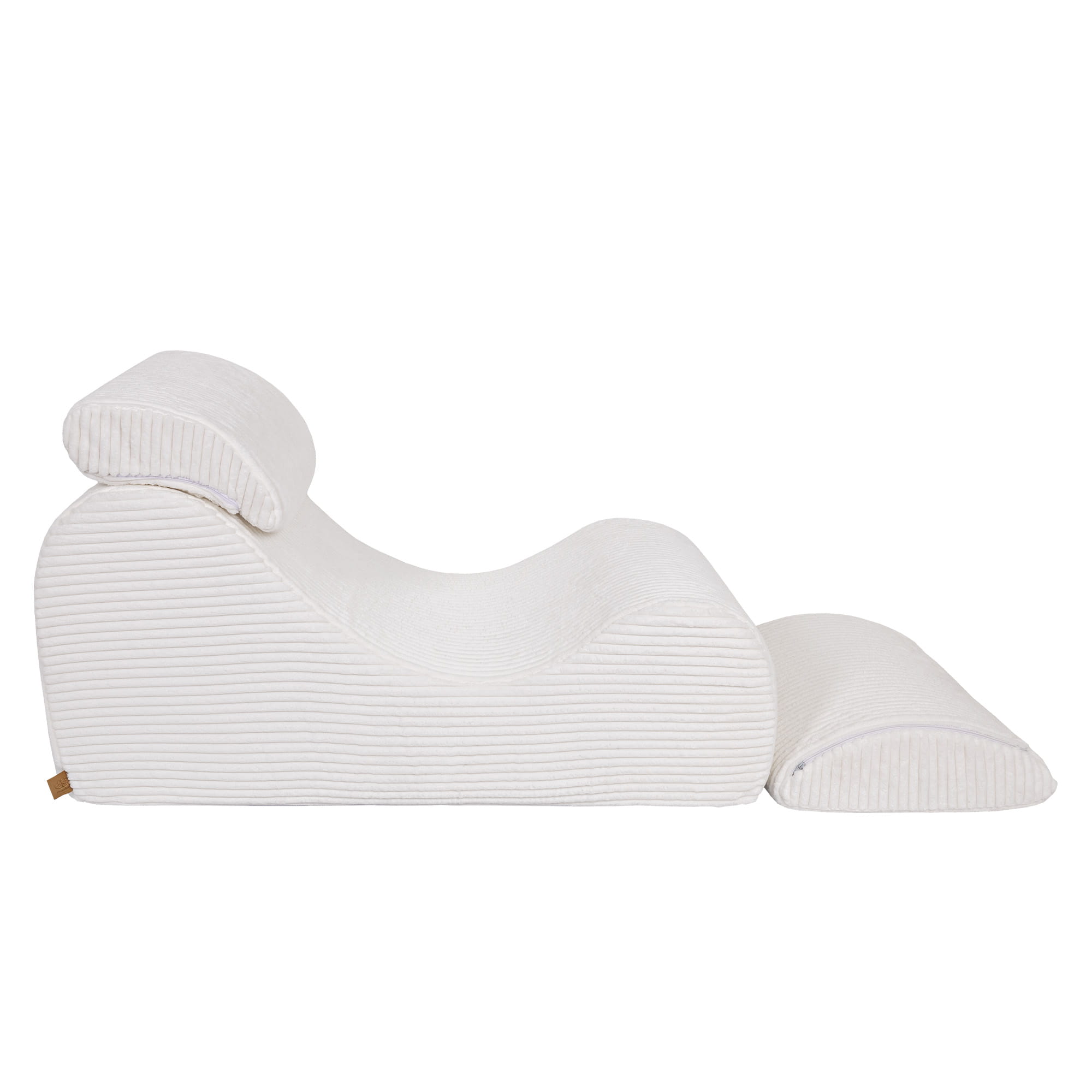 Meowbaby Furrycord Wave Lounger - Comfy Toddler Foam Filled Chair