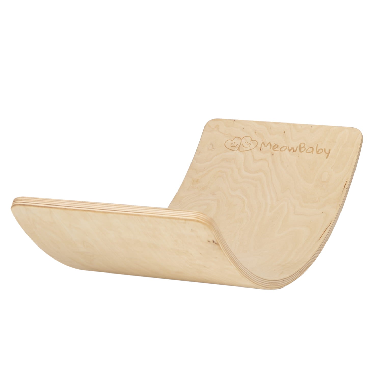 Meowbaby Natural Wooden Balance Board for Kids