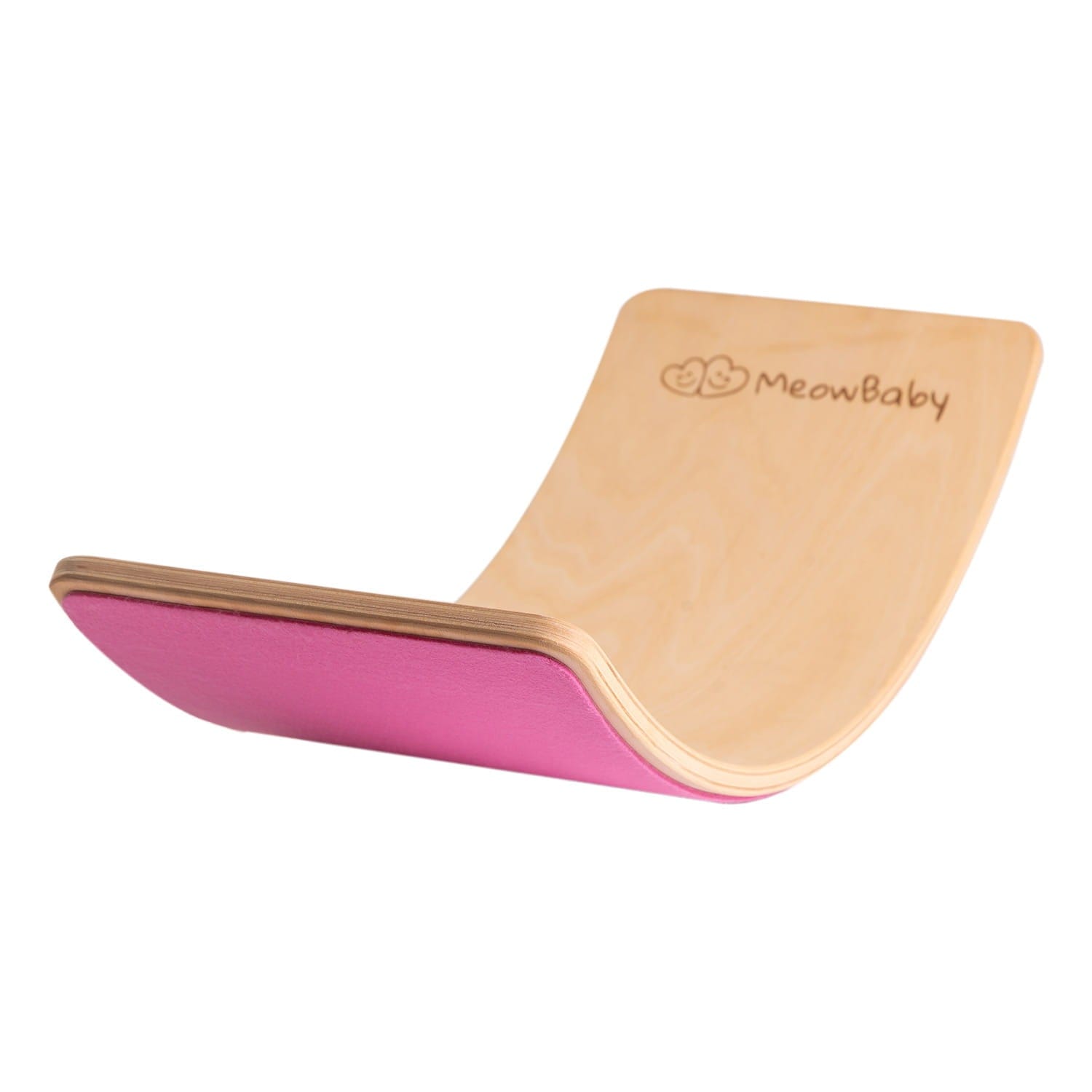 Meowbaby Natural Wooden Balance Board for Kids