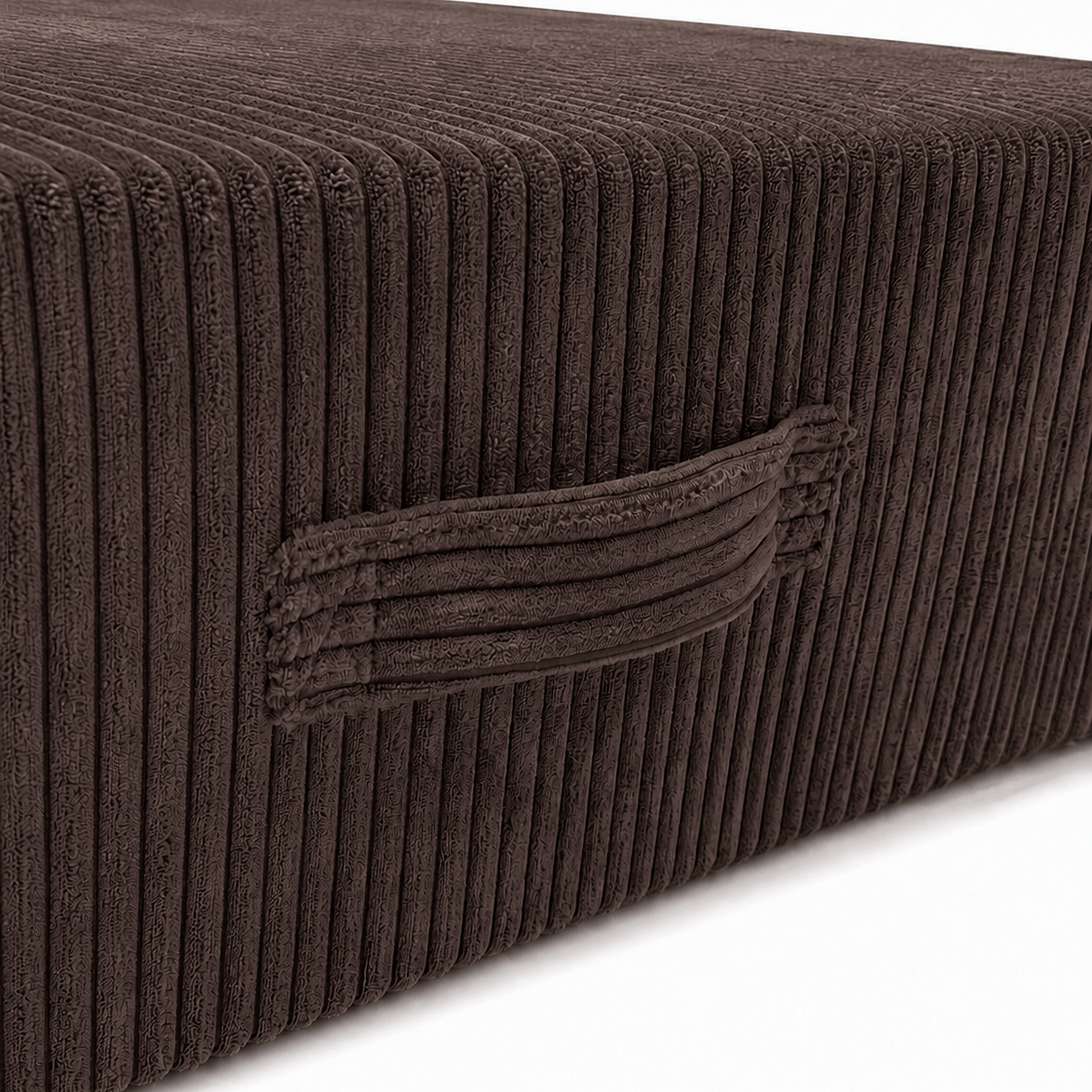Trampoline d'intérieur en velours Corduroy à larges côtes Aesthetic | 2 tailles