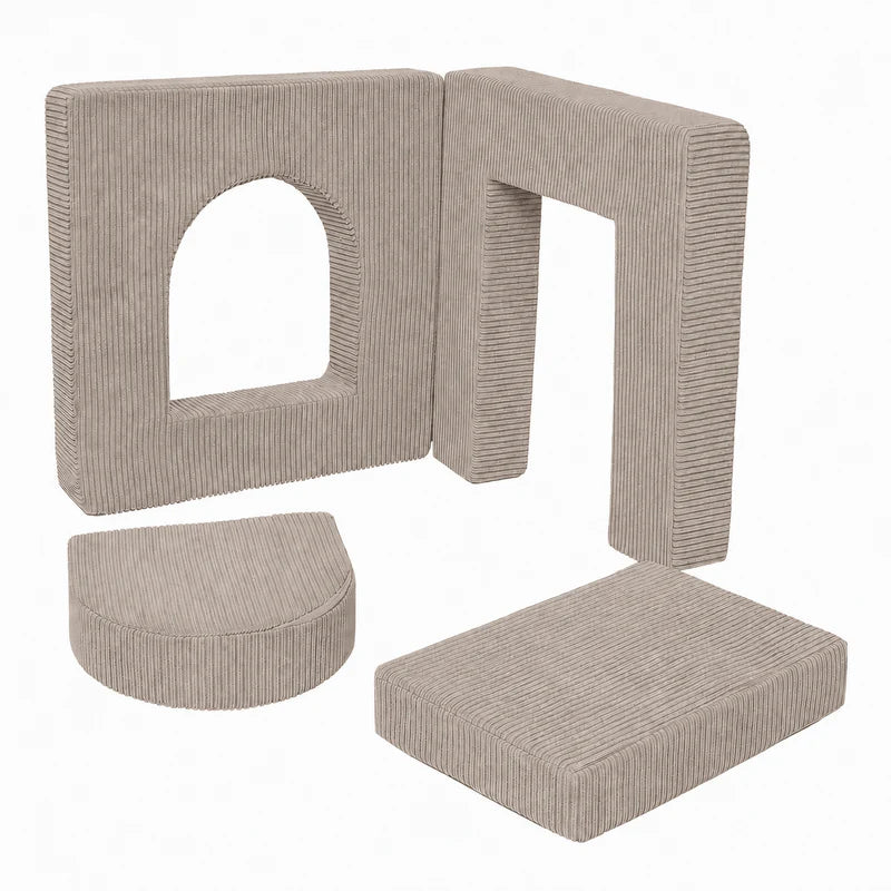 Matelas Arche pour canapé de jeu modulable Pocket 120cm en Corduroy à larges côtes Aesthetic