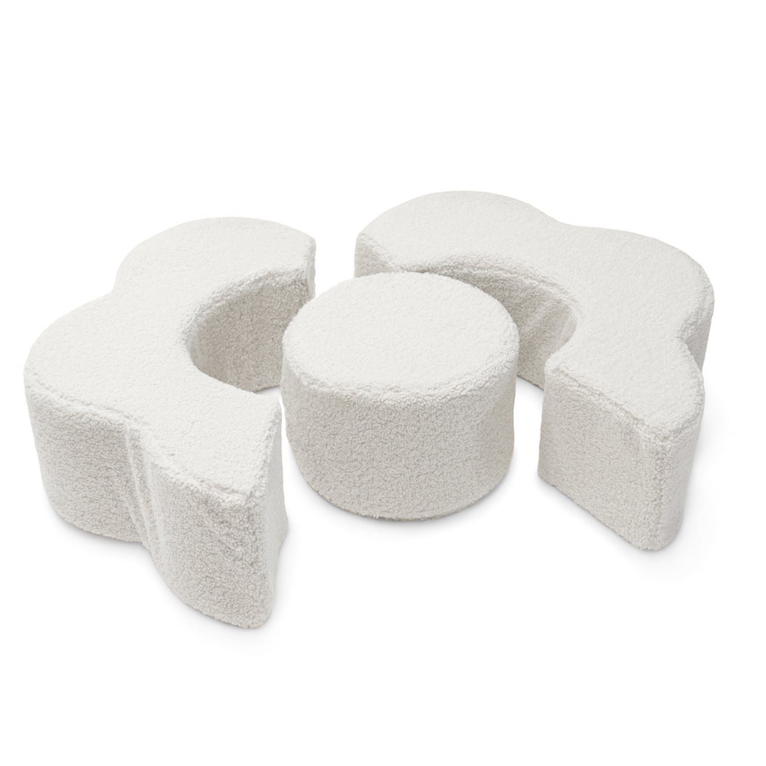 Meowbaby Foam Playground for Kids | Flower Shape Set | 3 Pieces | Bearly