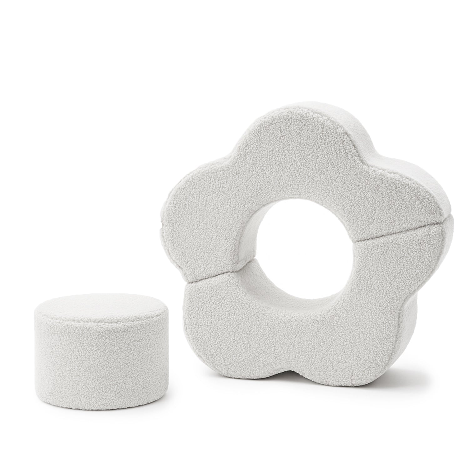Meowbaby Foam Playground for Kids | Flower Shape Set | 3 Pieces | Bearly